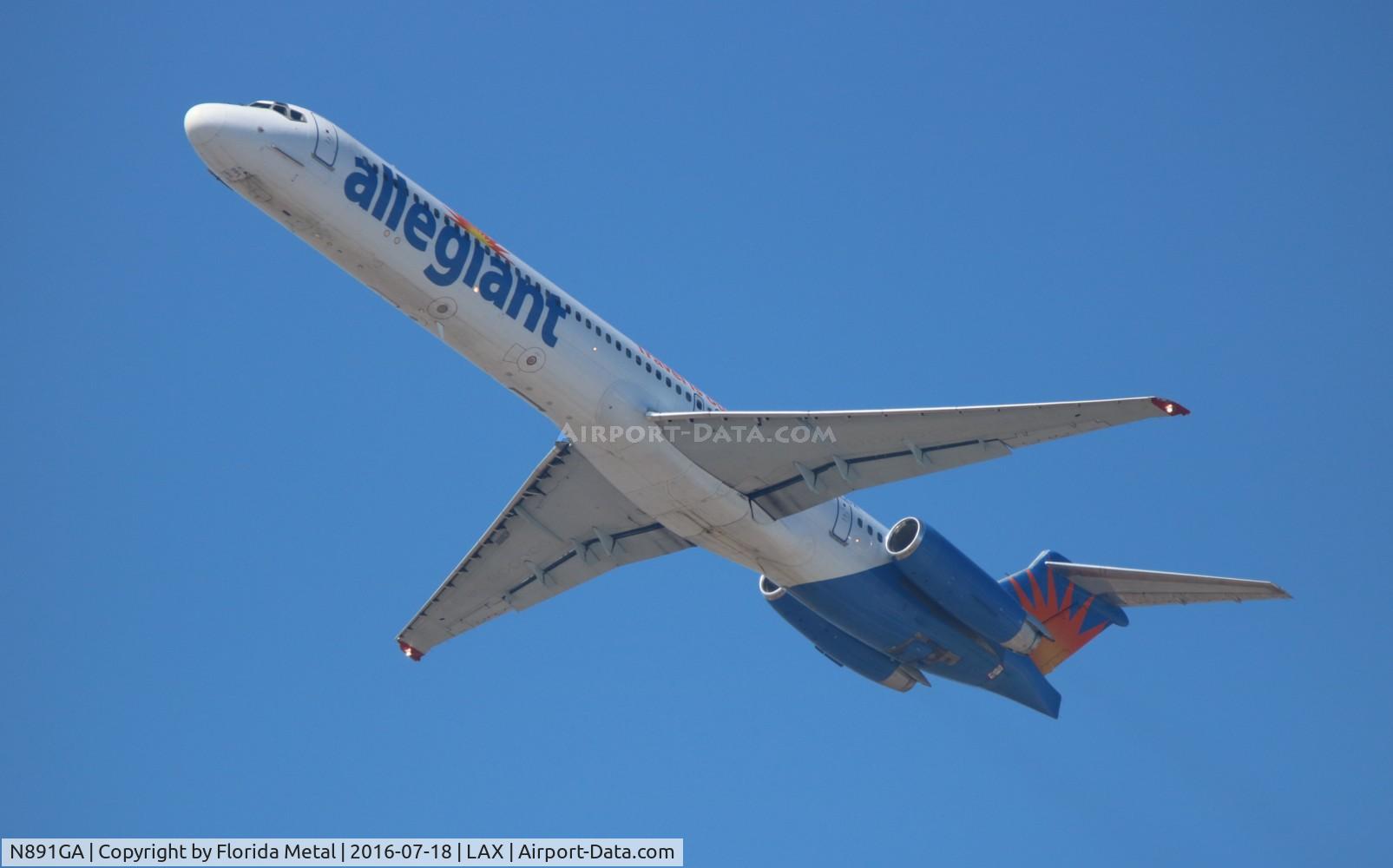 N891GA, 1986 McDonnell Douglas MD-83 (DC-9-83) C/N 49423, Allegiant