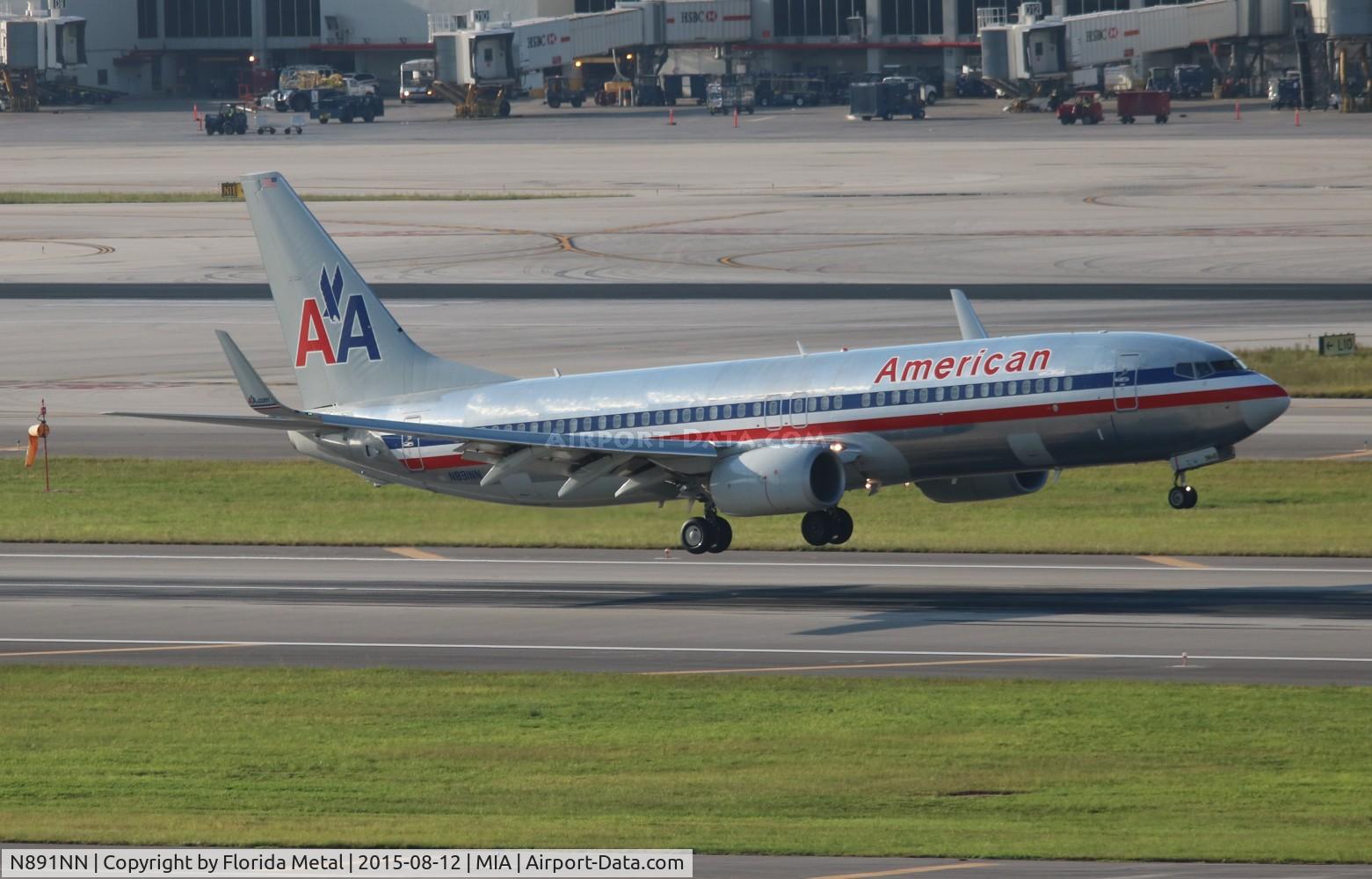 N891NN, 2012 Boeing 737-823 C/N 33315, American