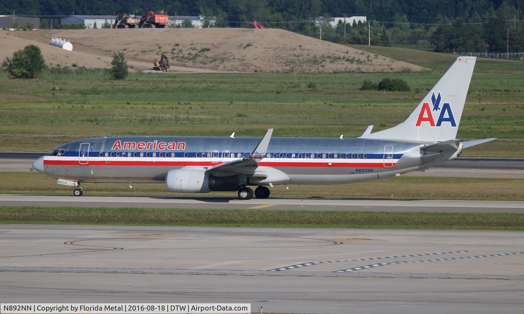 N892NN, 2012 Boeing 737-823 C/N 31145, American
