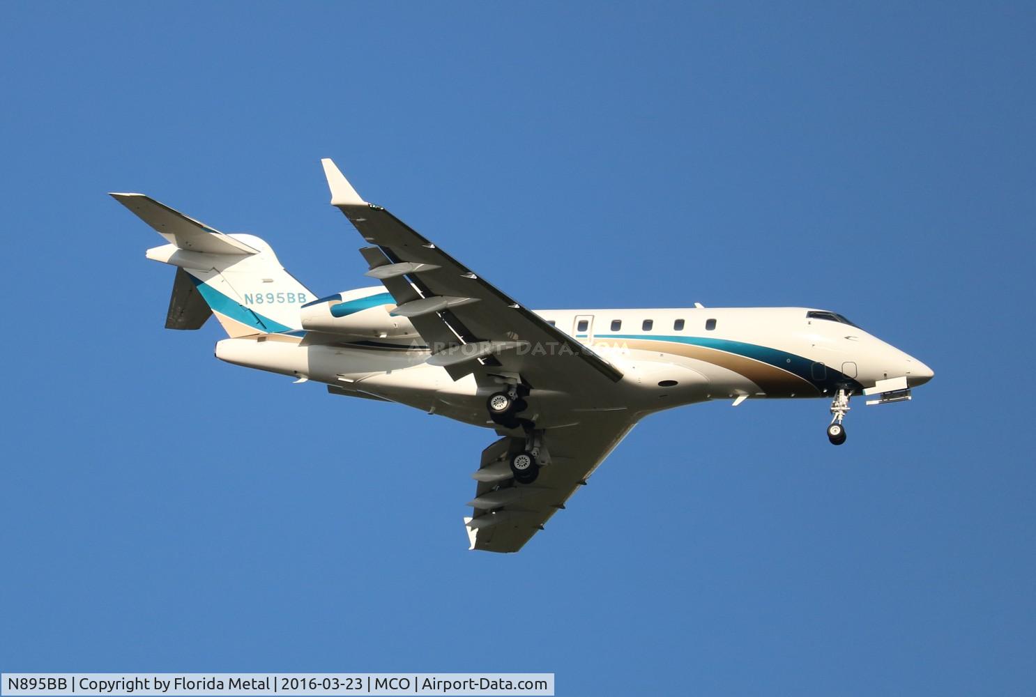 N895BB, 2007 Bombardier Challenger 300 (BD-100-1A10) C/N 20156, Challenger 300
