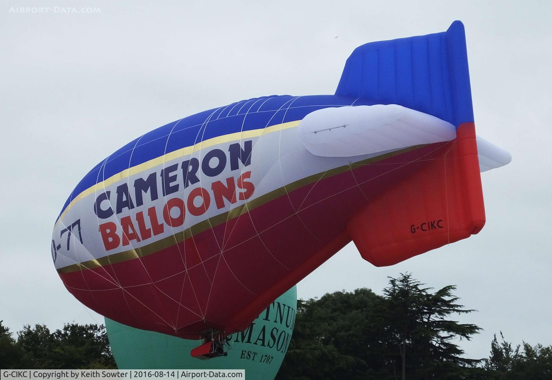 G-CIKC, 2014 Cameron Balloons D-77 C/N 11863, Bristol Balloon Fiesta