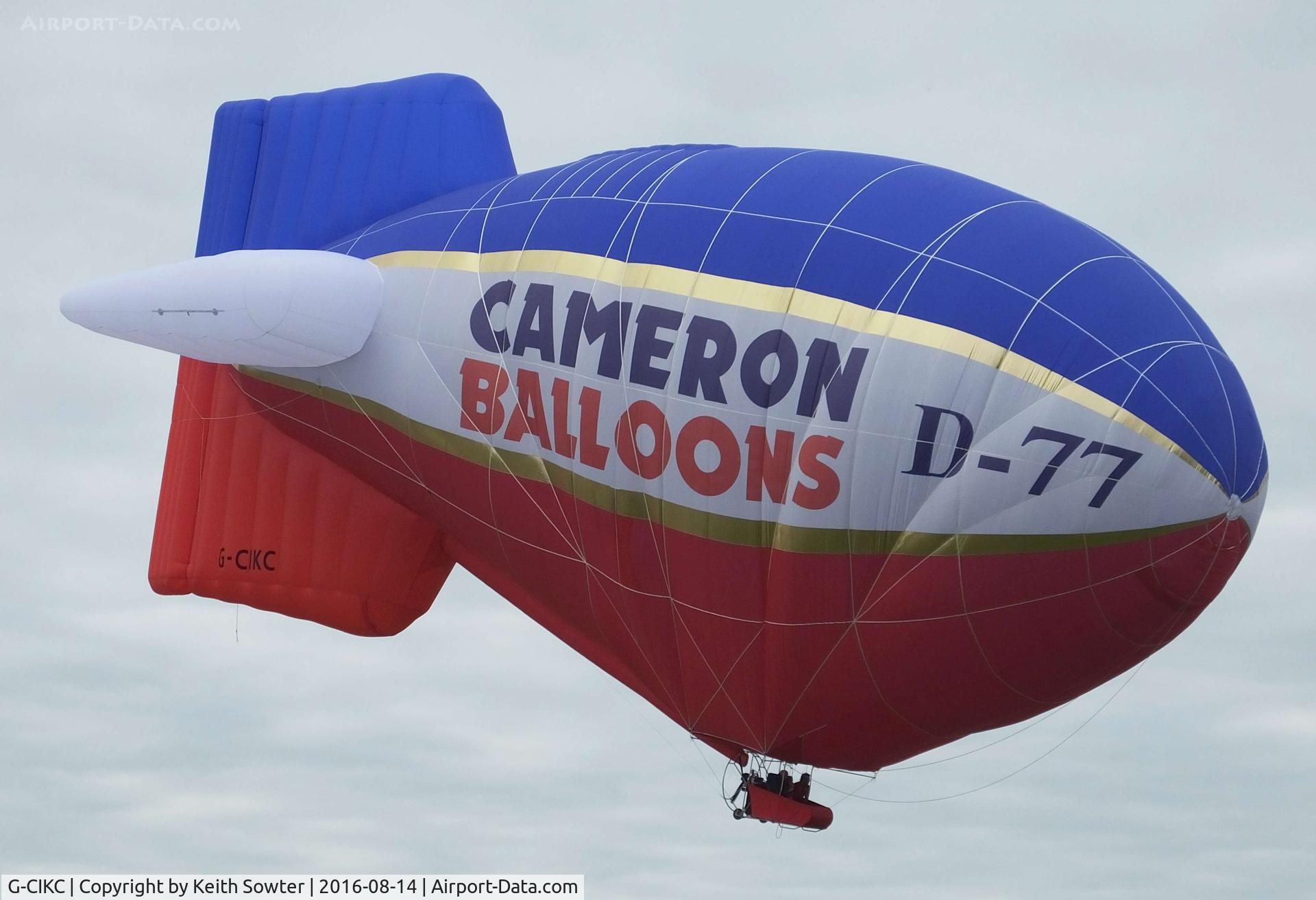 G-CIKC, 2014 Cameron Balloons D-77 C/N 11863, Bristol Balloon Fiesta