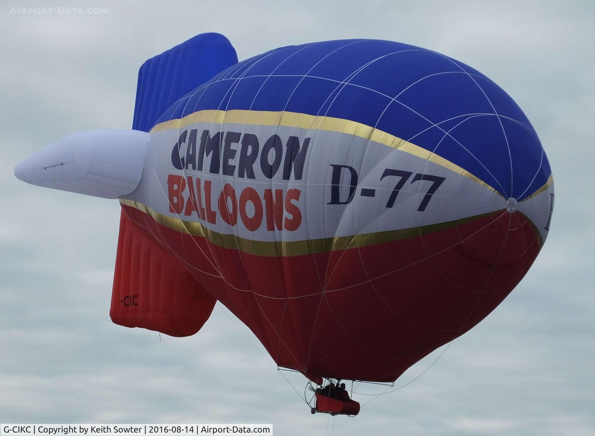 G-CIKC, 2014 Cameron Balloons D-77 C/N 11863, Bristol Balloon Fiesta