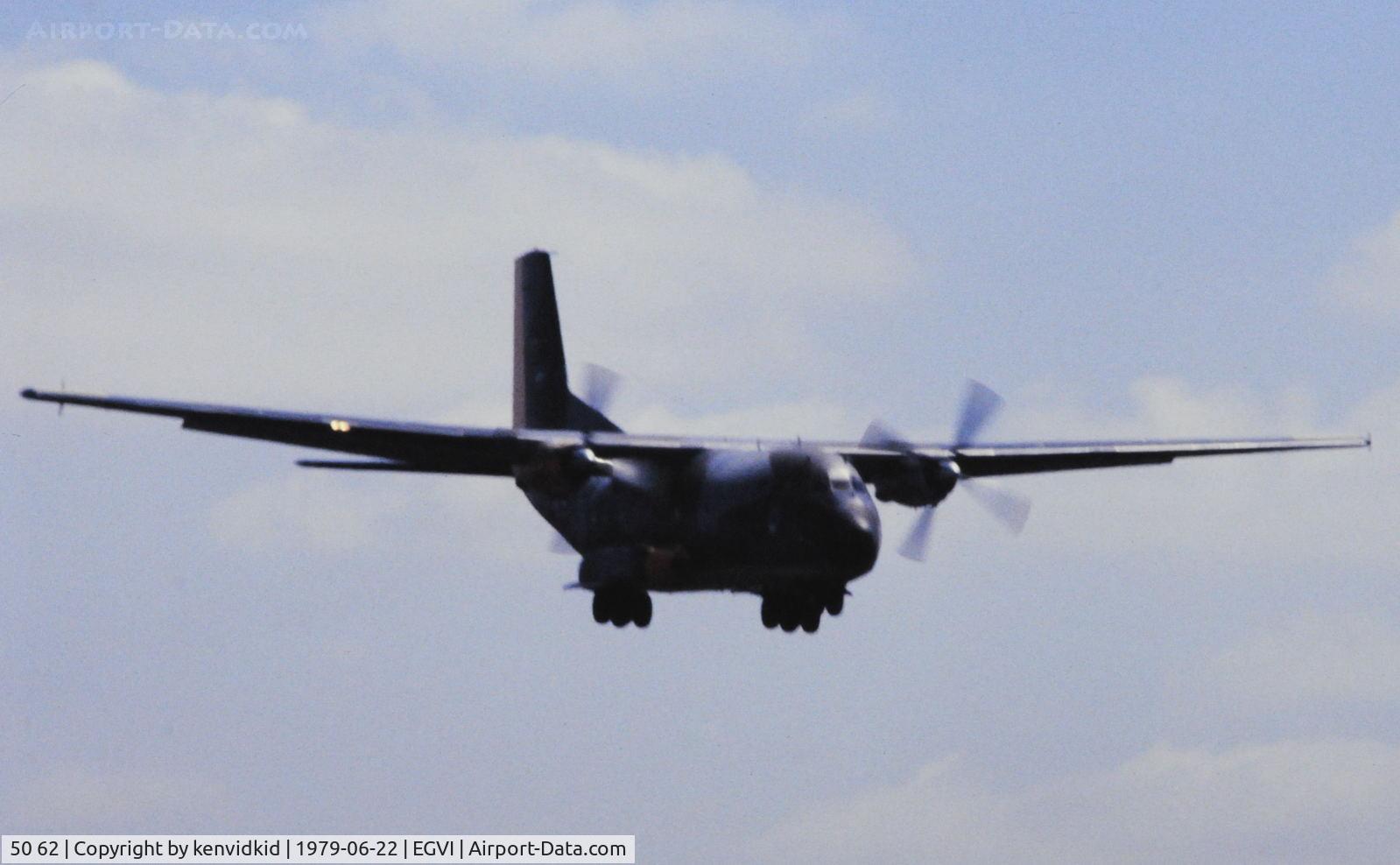 50 62, Transall C-160D C/N D84, At the 1979 International Air Tattoo Greenham Common, copied from slide.