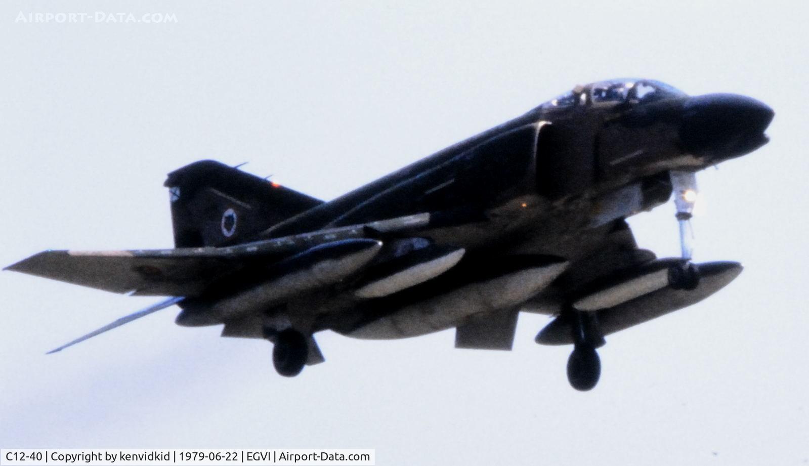 C12-40, 1964 McDonnell F-4C Phantom II C/N 1320, At the 1979 International Air Tattoo Greenham Common, copied from slide.