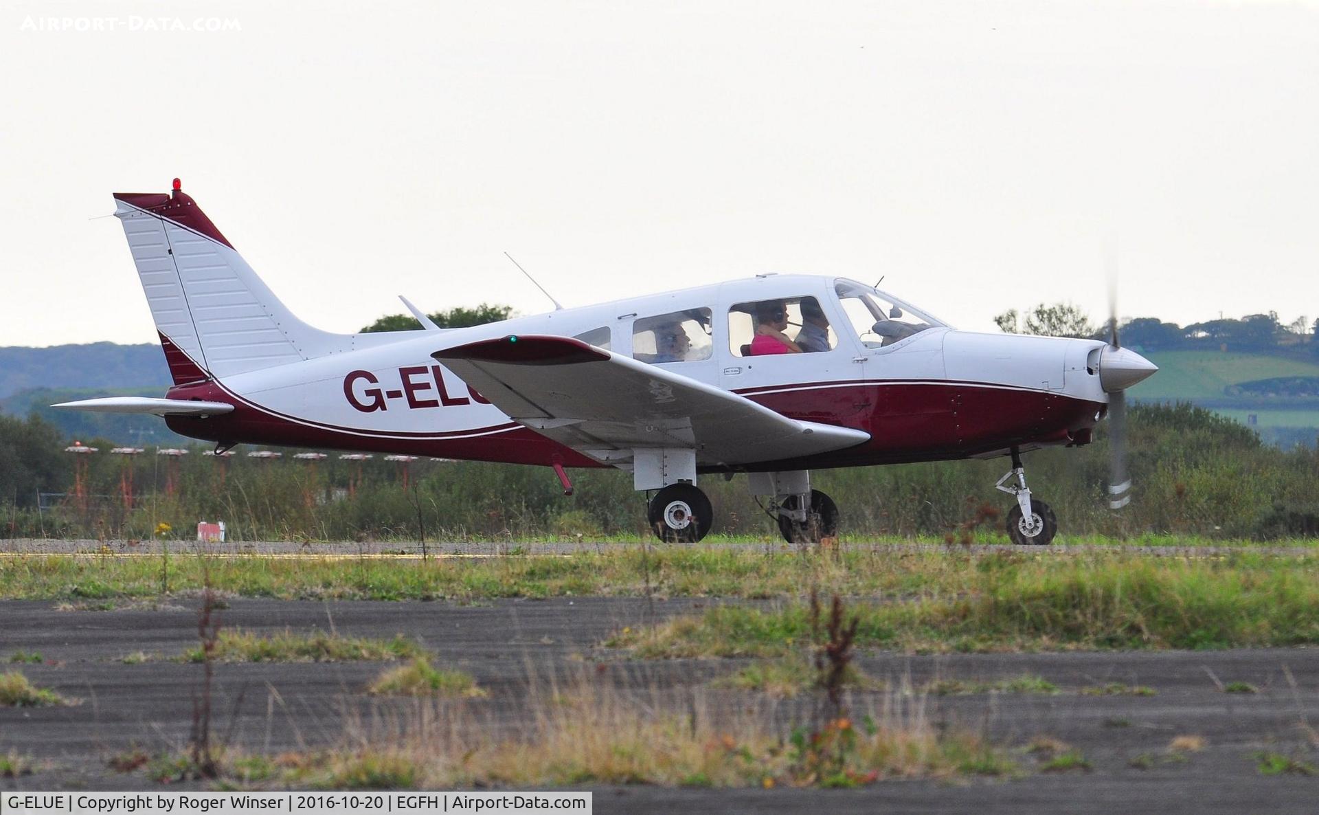 G-ELUE, 1979 Piper PA-28-161 Warrior II C/N 28-7916484, Visiting Cherokee Warrior II.