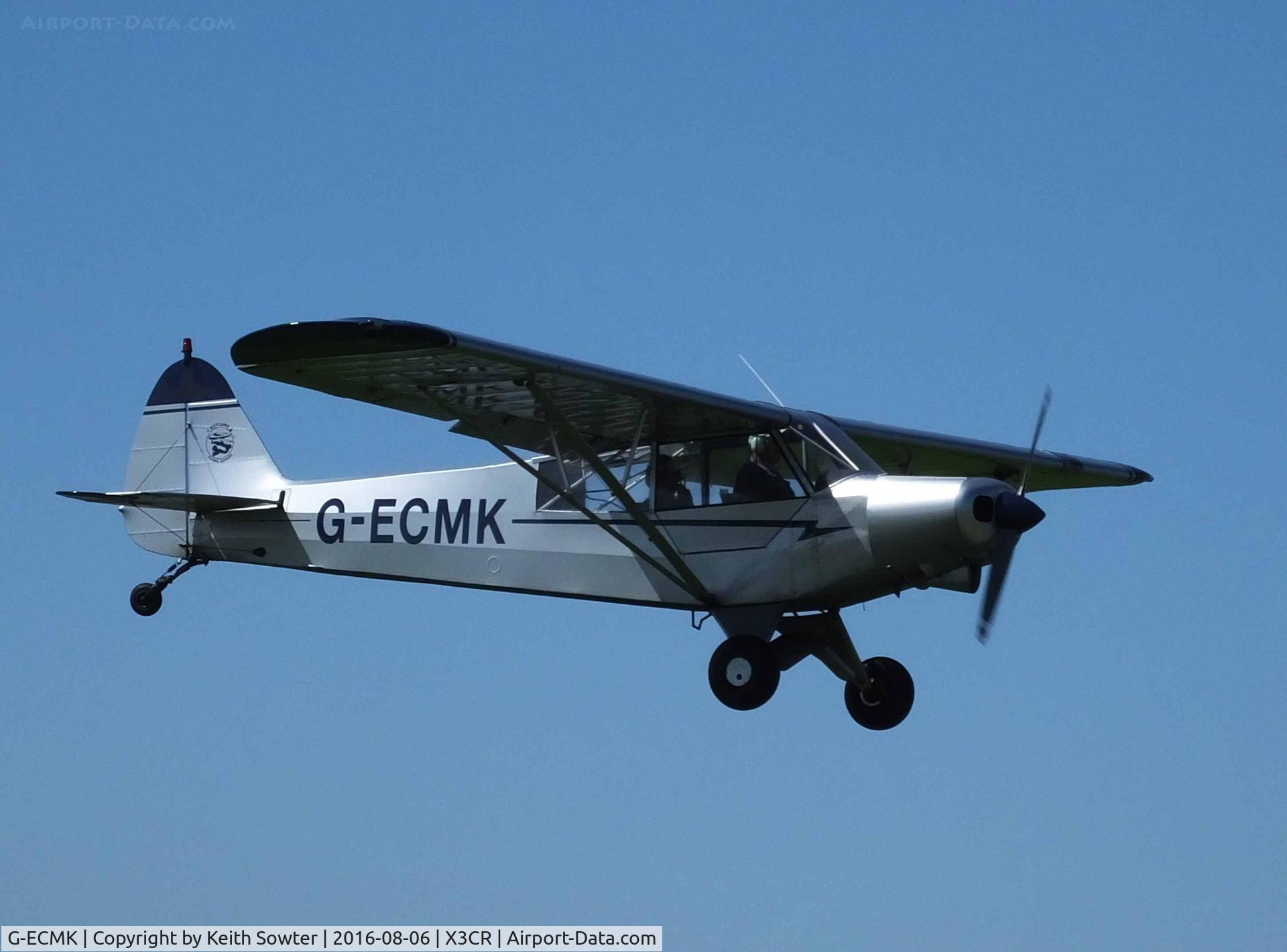 G-ECMK, 1982 Piper PA-18-150 Super Cub C/N 18-8209022, visiting aircraft