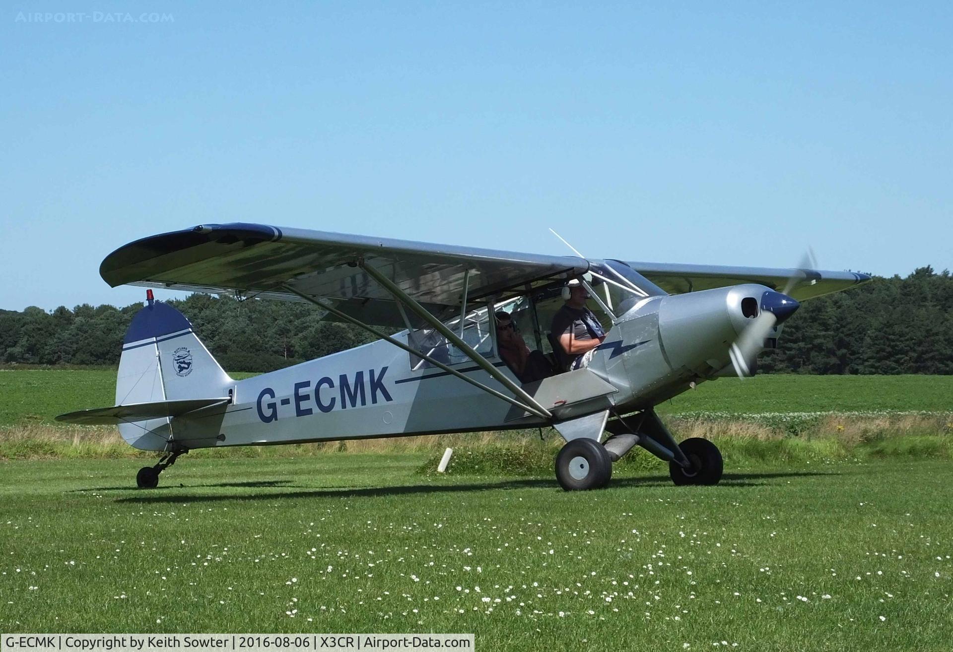 G-ECMK, 1982 Piper PA-18-150 Super Cub C/N 18-8209022, visiting aircraft