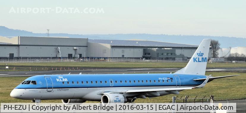 PH-EZU, 2012 Embraer 190LR (ERJ-190-100LR) C/N 19000522, KLM Embraer ERJ 190 departing to Amsterdam.