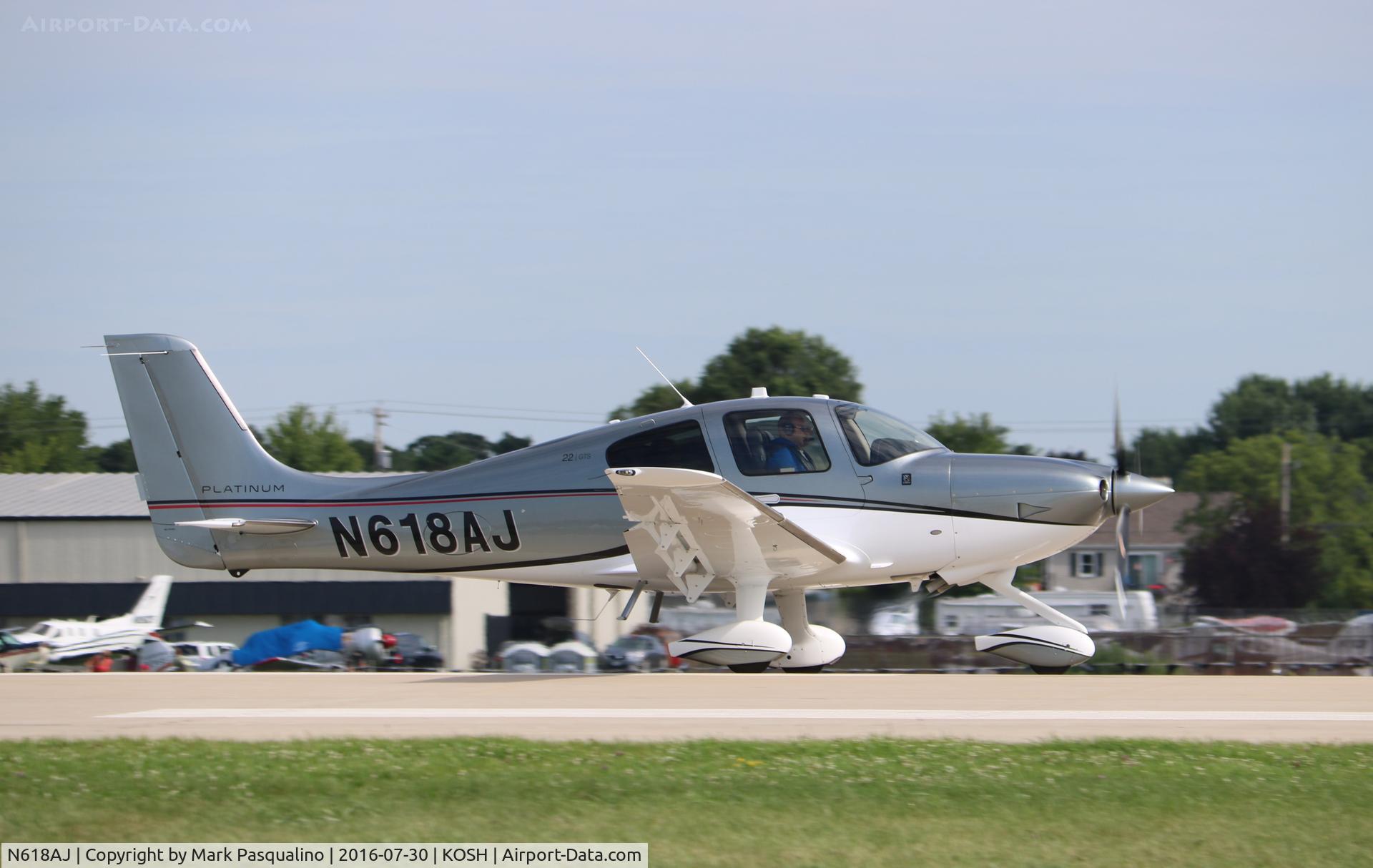 N618AJ, 2016 Cirrus SR22 C/N 4327, Cirrus SR22