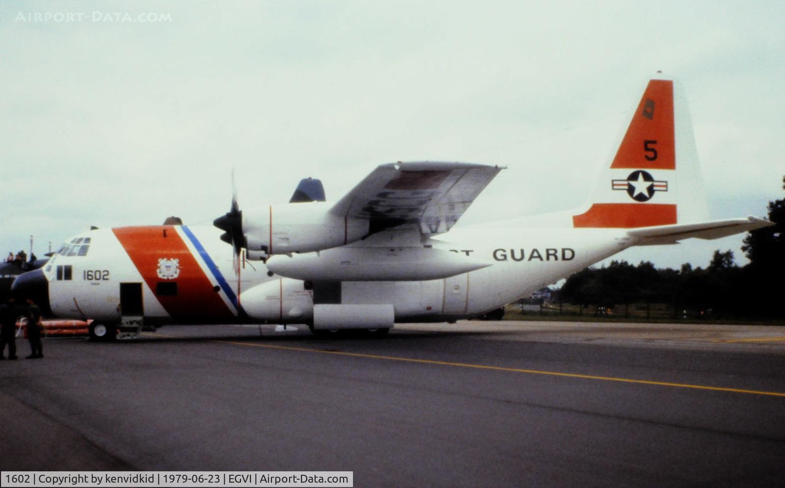 1602, Lockheed HC-130H Hercules C/N 382-4782, At the 1979 International Air Tattoo Greenham Common, copied from slide.