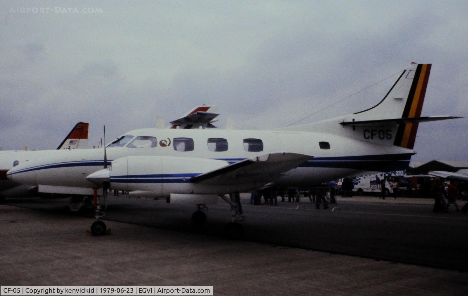 CF-05, 1975 Swearingen SA-226T Merlin IIIA C/N T-265, At the 1979 International Air Tattoo Greenham Common, copied from slide.