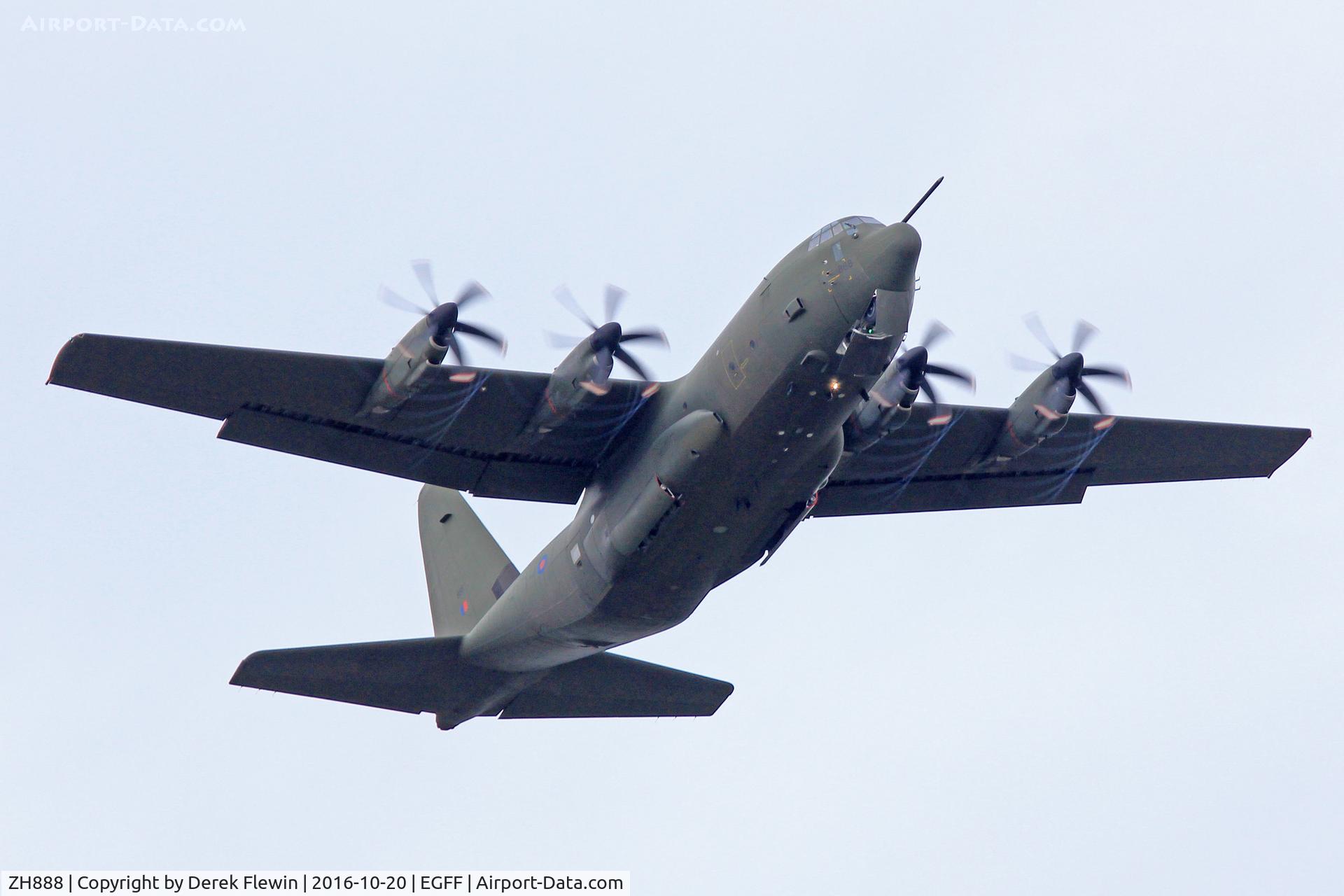 ZH888, 2000 Lockheed Martin C-130J Hercules C.5 C/N 382-5496, C-130J Hercules C.5, RAF Brize Norton based, callsign Ascot 193, low go-round runway 12.