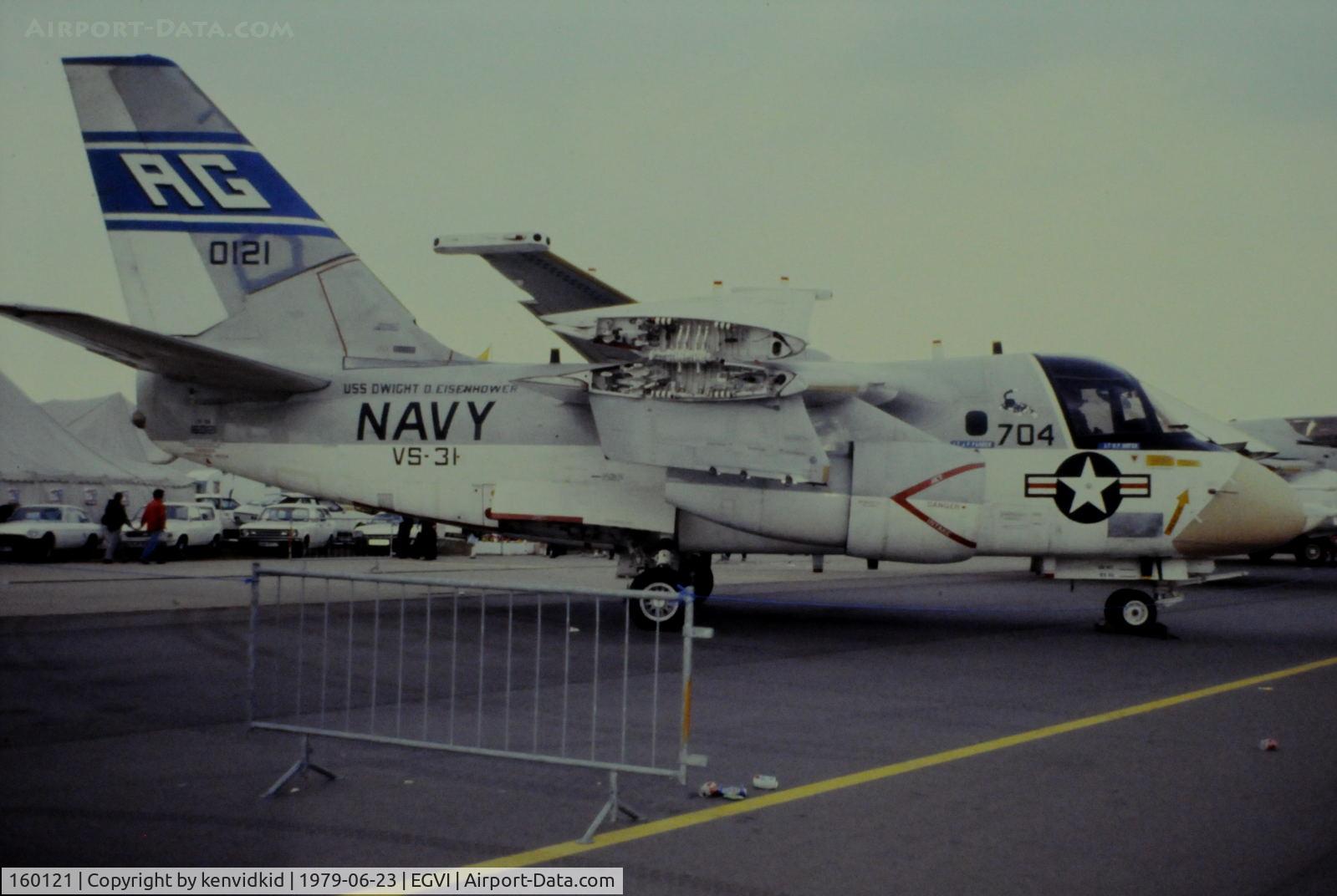 160121, Lockheed S-3A Viking C/N 394A-1103, At the 1979 International Air Tattoo Greenham Common, copied from slide
