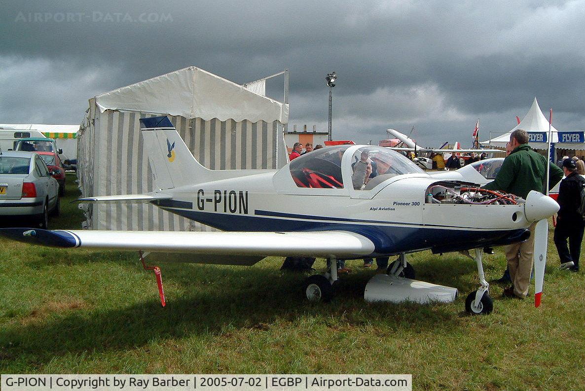 G-PION, 2005 Alpi Aviation Pioneer 300 C/N PFA 330-14294, Alpi Pioneer 300 [PFA 330-14294] Kemble~G 02/07/2005