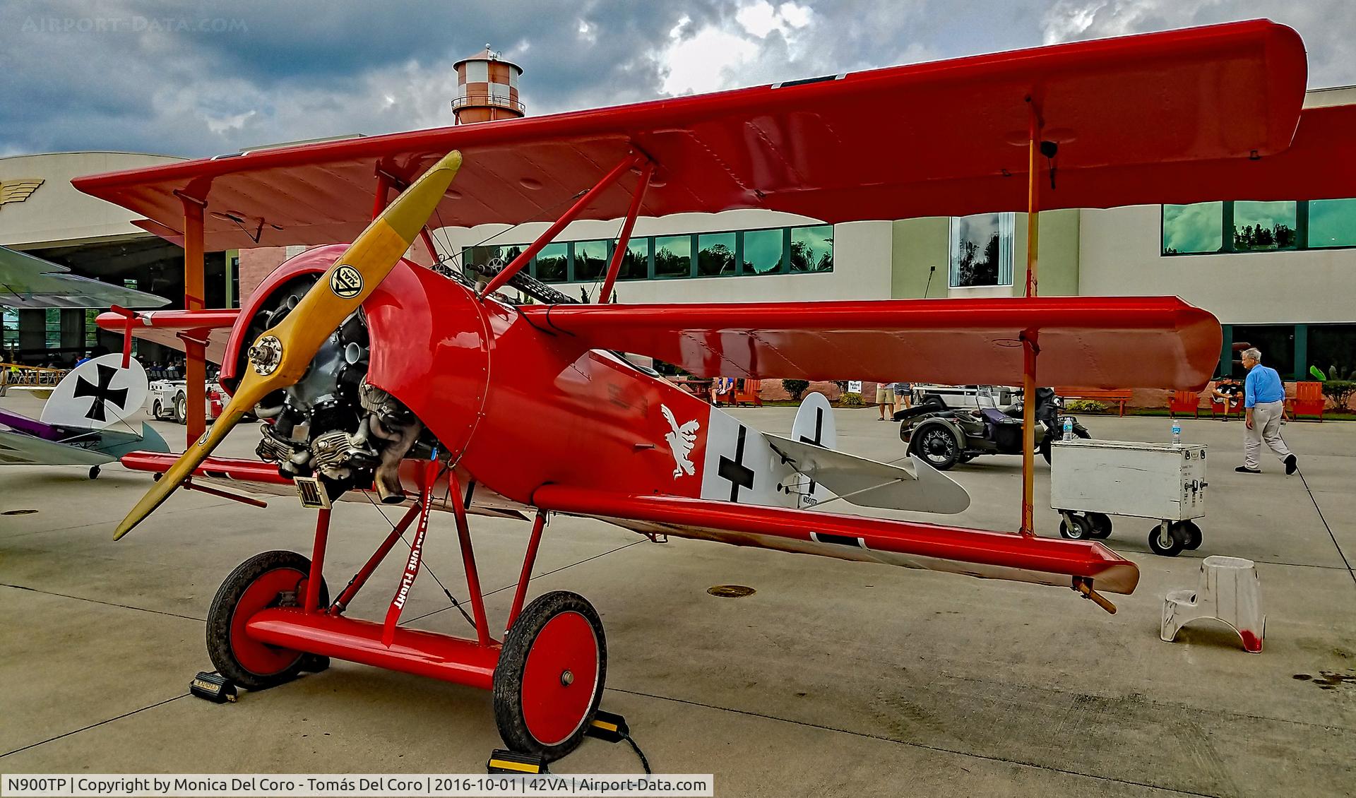 N900TP, 2003 Fokker Dr.1 Triplane Replica C/N 001TP, N900TP Fokker Dr.I Triplane C/N 001TP (2003 Replica) - Military Aviation MuseumVirginia Beach Airport (42VA)Monica E. Del CoroTDelCoroOctober 1, 2016