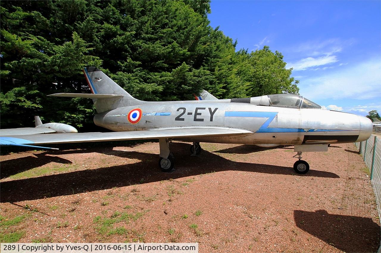 289, Dassault Mystere IVA C/N 289, Dassault Mystere IVA, Preserved at Savigny-Les Beaune Museum