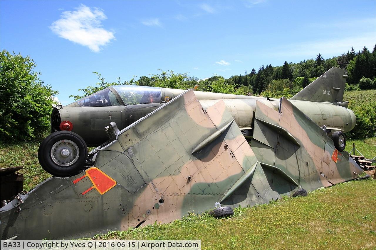 BA33, SABCA Mirage 5BA C/N 33, SABCA Mirage 5BA, Preserved at Savigny-Les Beaune Museum