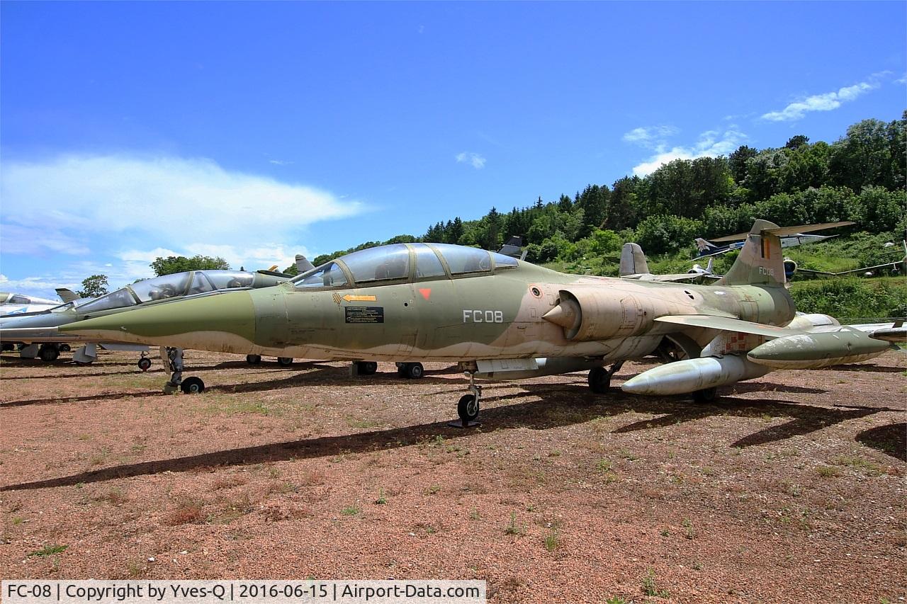 FC-08, Lockheed TF-104G Starfighter C/N 583G-5105, Lockheed TF-104G Starfighter, Preserved at Savigny-Les Beaune Museum
