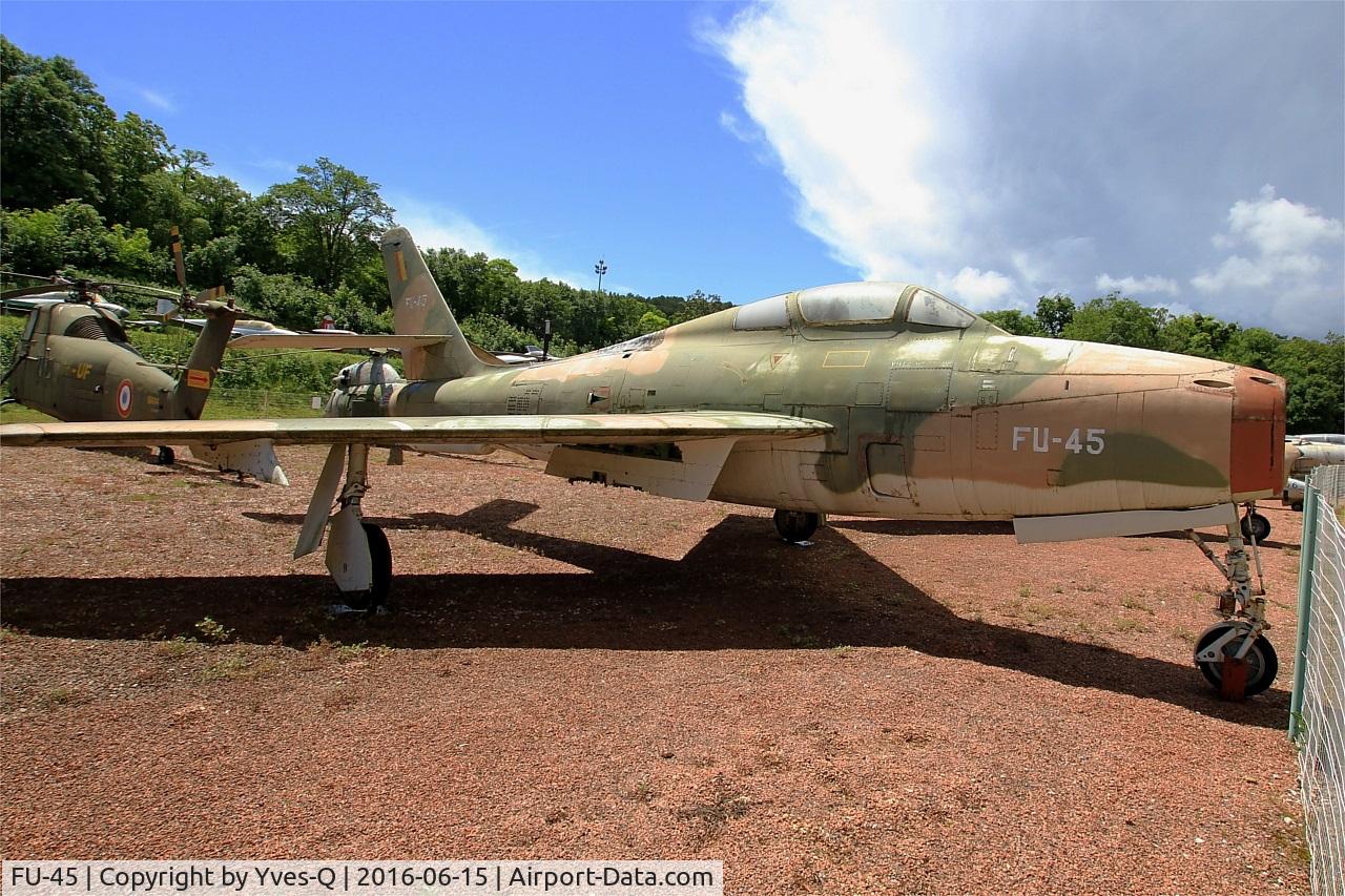FU-45, Republic F-84F Thunderstreak C/N Not found (FU-45/52-7210), Republic F-84F Thunderstreak, Preserved at Savigny-Les Beaune Museum
