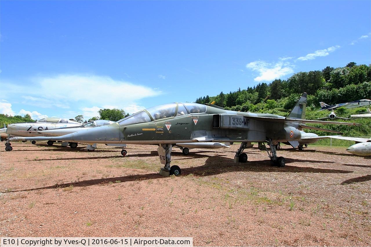 E10, Sepecat Jaguar E C/N E10, Sepecat Jaguar E, Preserved at Savigny-Les Beaune Museum