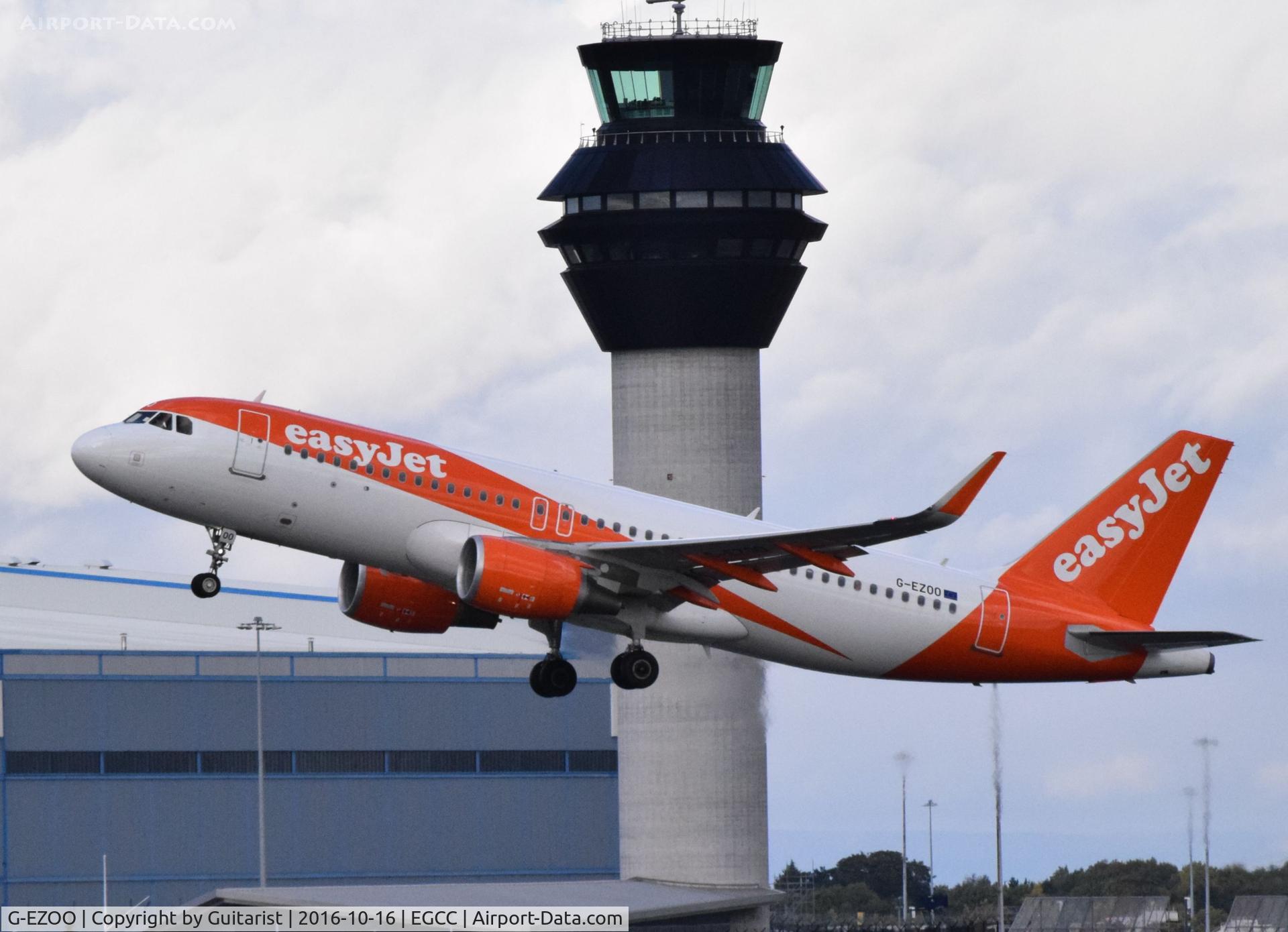 G-EZOO, 2015 Airbus A320-214 C/N 6606, At Manchester