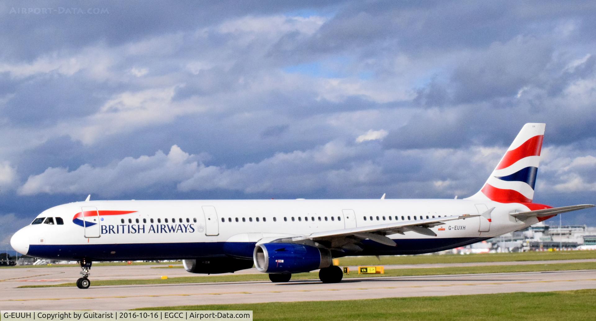 G-EUUH, 2002 Airbus A320-232 C/N 1665, At Manchester
