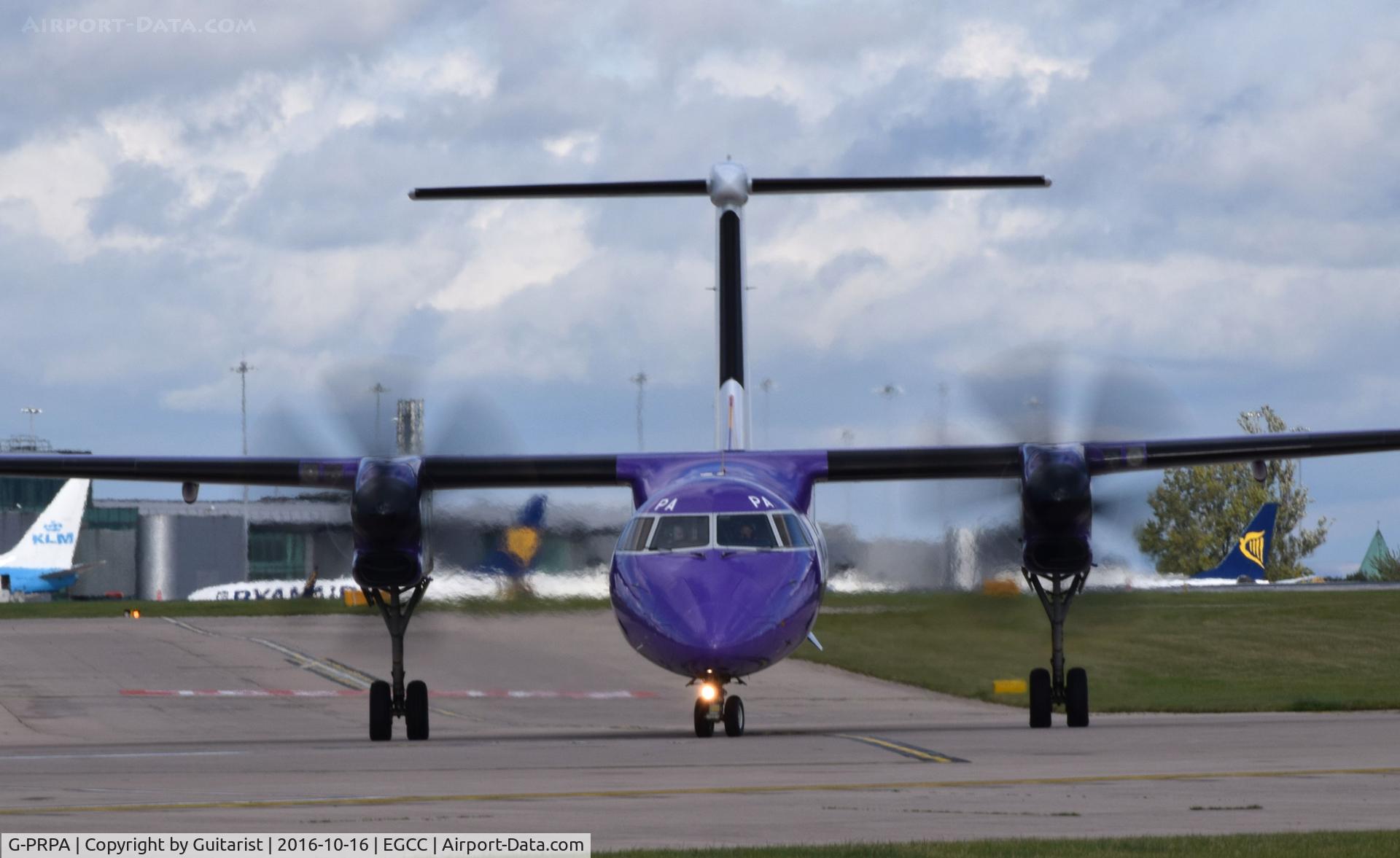 G-PRPA, 2008 De Havilland Canada DHC-8-402 Dash 8 C/N 4187, At Manchester