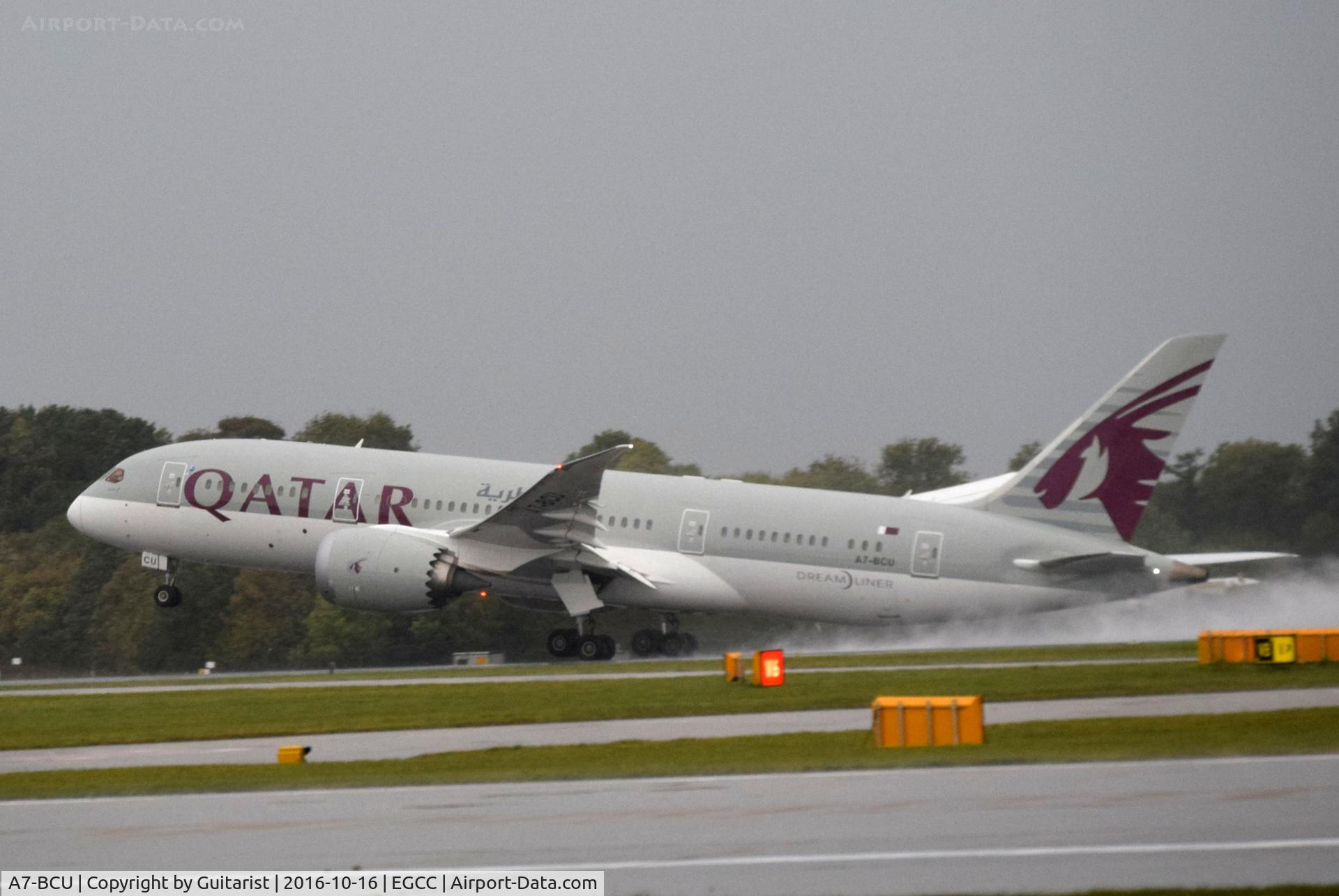 A7-BCU, 2015 Boeing 787-8 Dreamliner C/N 38339, At Manchester