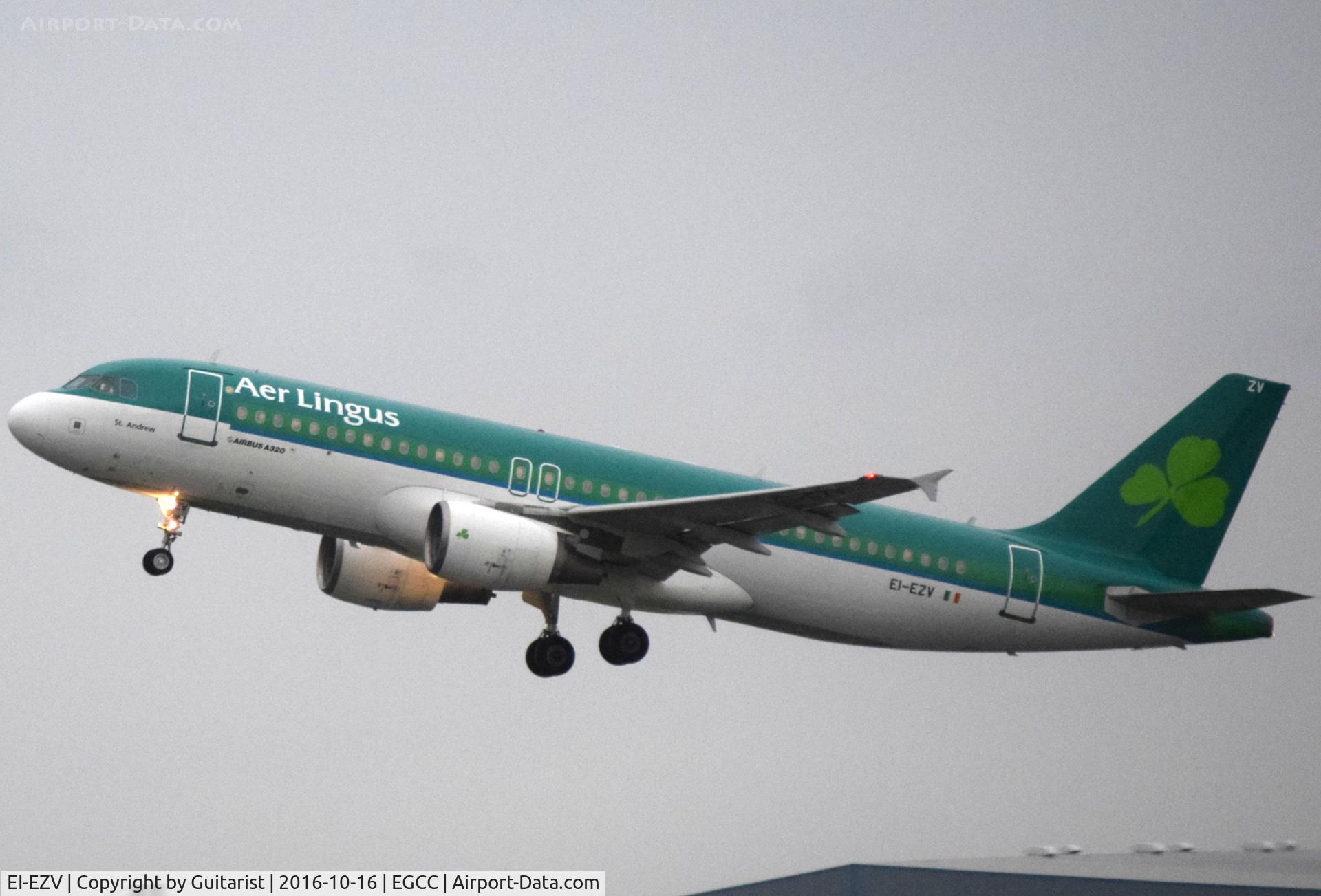 EI-EZV, 2003 Airbus A320-214 C/N 2001, At Manchester