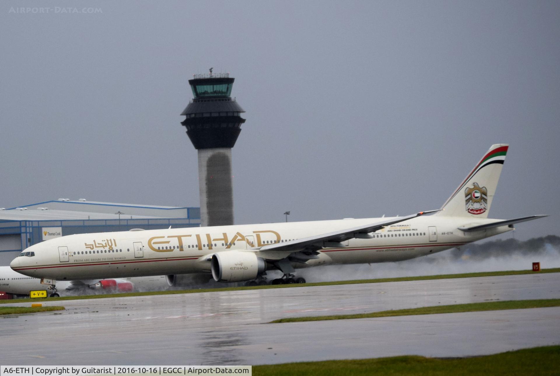 A6-ETH, 2011 Boeing 777-3FX/ER C/N 39683, At Manchester