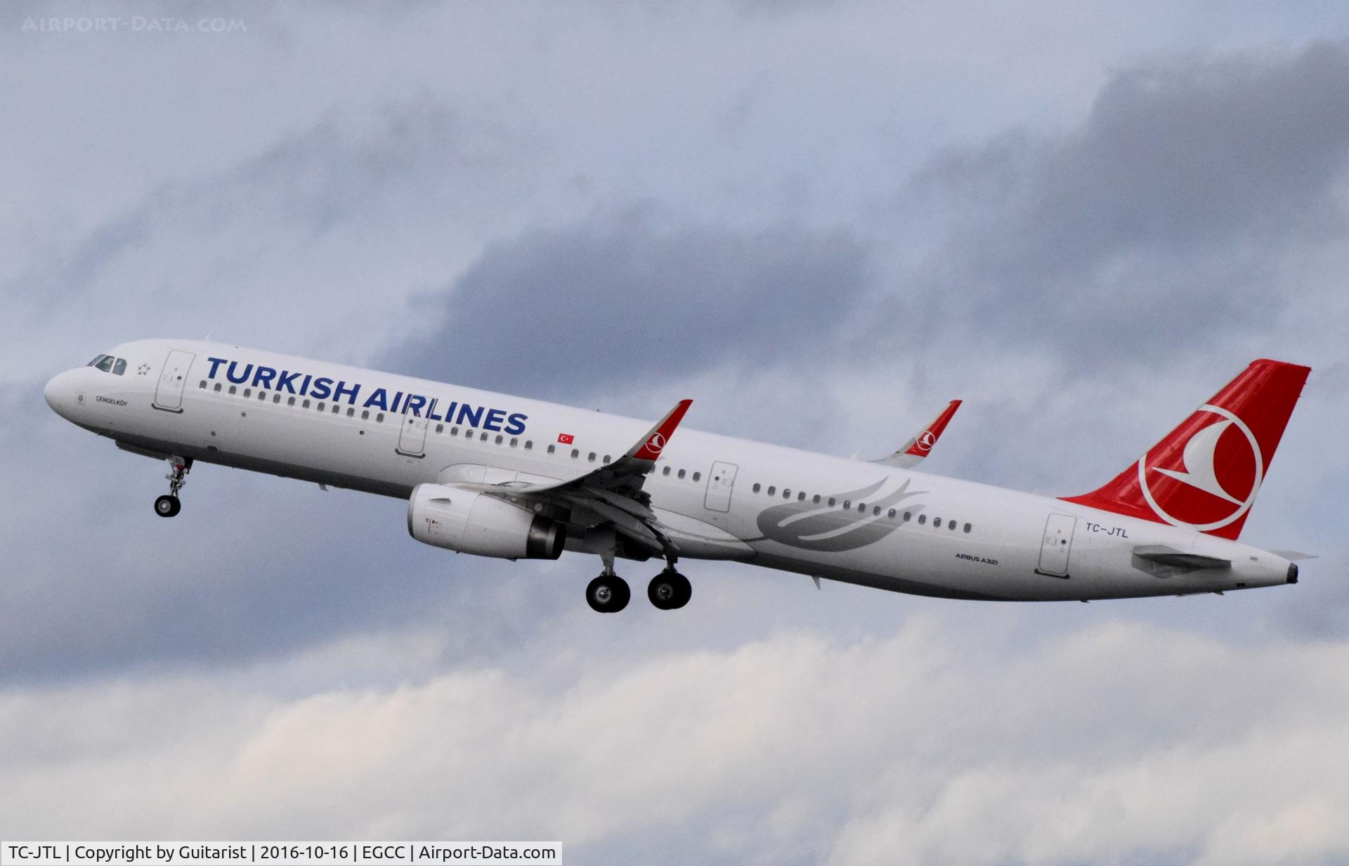 TC-JTL, 2016 Airbus A321-231 C/N 7166, At Manchester