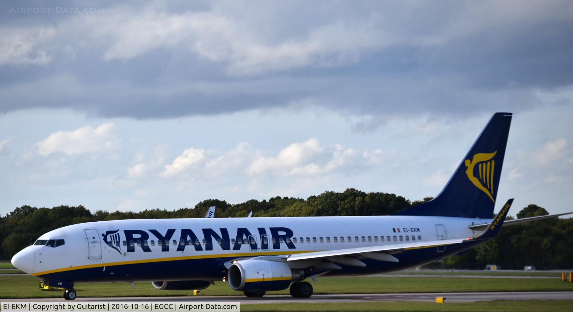 EI-EKM, 2010 Boeing 737-8AS C/N 38499, At Manchester