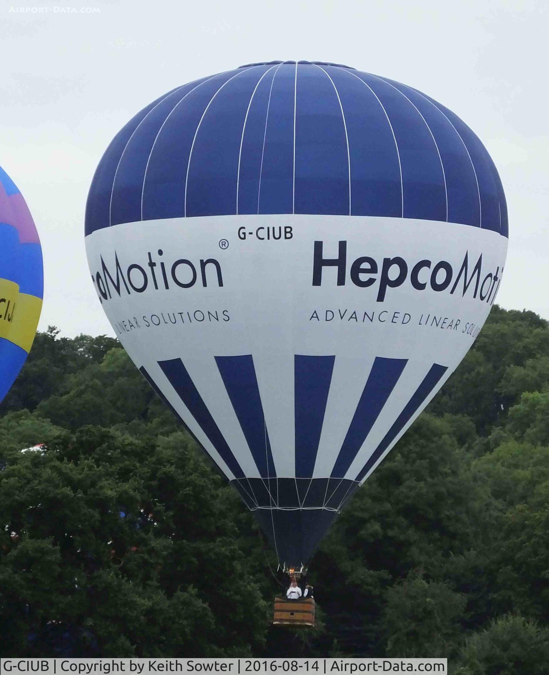 G-CIUB, 2015 Cameron Balloons Z-90 C/N 10591, BRISTOL BALLOON FIESTA