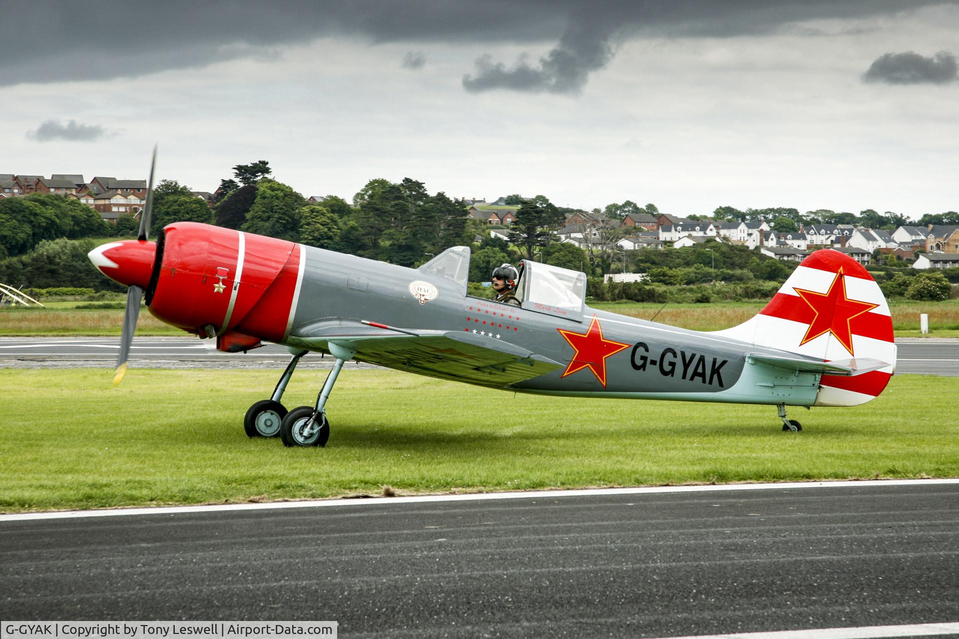 G-GYAK, 1985 Yakovlev Yak-50 C/N 852905, I saw this fly at Newtownards airshow back in 2007