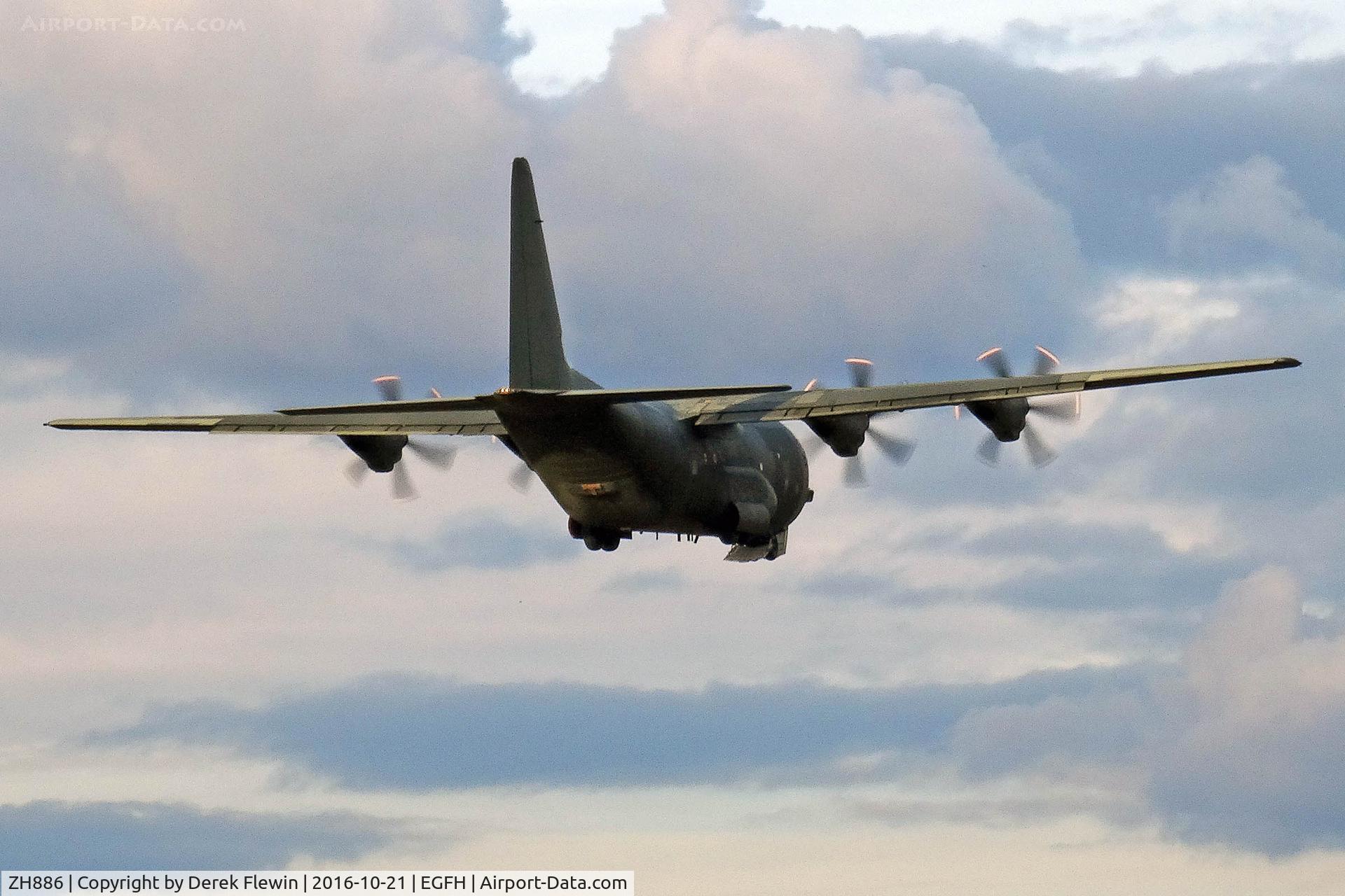 ZH886, 1999 Lockheed Martin C-130J Hercules C.5 C/N 382-5484, C-130J Hercules C.5, coded 886, RAF Brize Norton based, XXIV \ 30 Sqn's, callsign Ascot 200, previously N73235, low fly by runway 22.