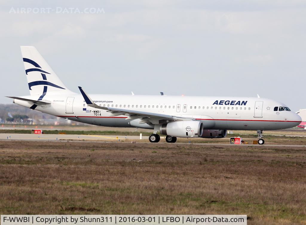 F-WWBI, 2016 Airbus A320-232 C/N 7014, C/n 7014 - To be SX-DNE