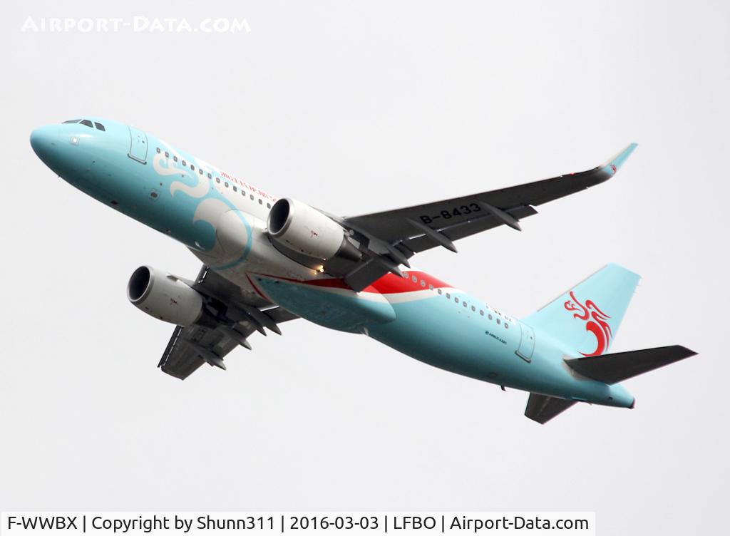 F-WWBX, 2016 Airbus A320-214 C/N 7025, C/n 7025 - To be B-8433
