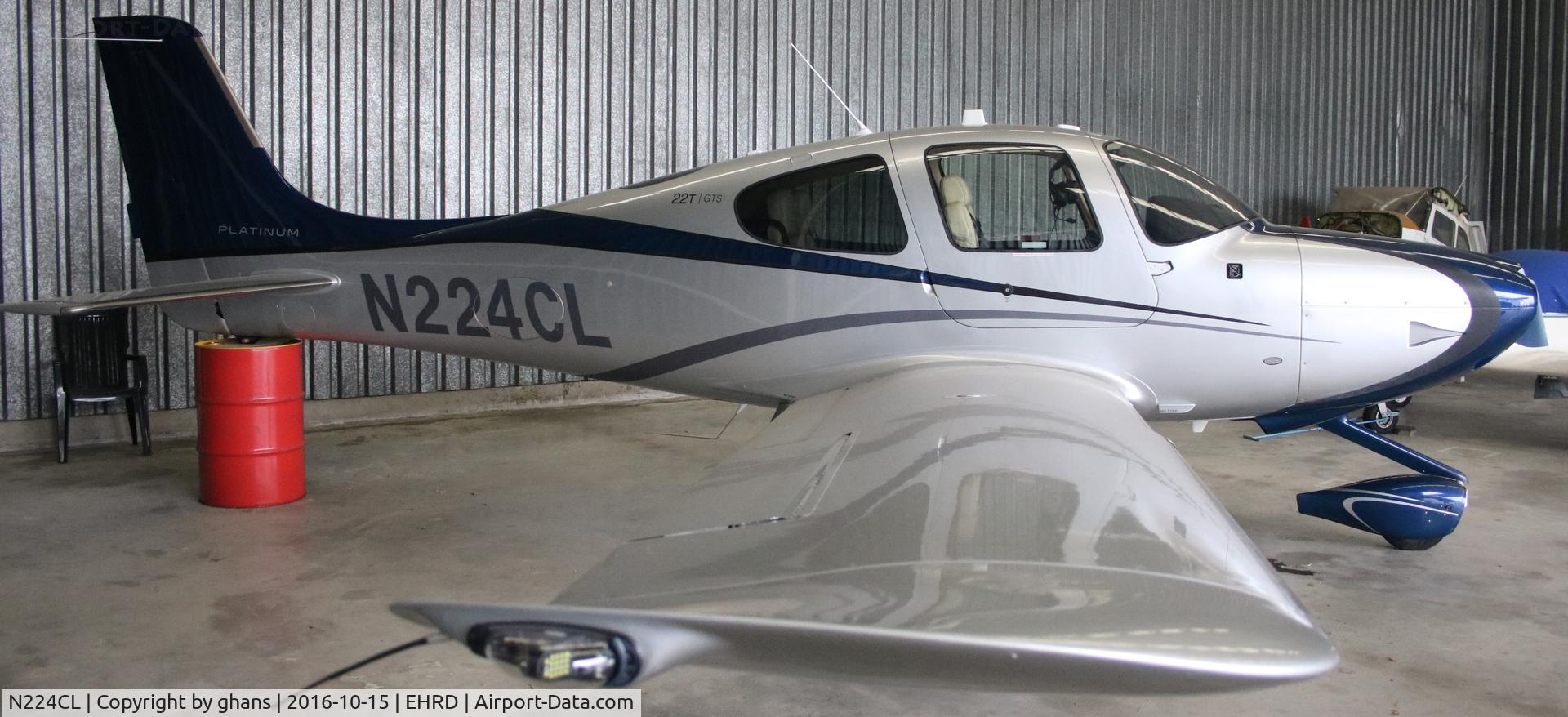N224CL, 2015 Cirrus SR-22 C/N 995, Parked in hangar without engine @ EHRD
