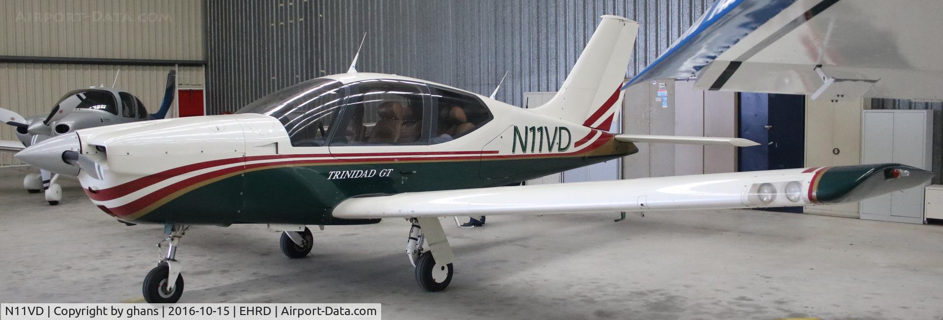N11VD, 2001 Socata TB-20 GT C/N 2052, Parked in hangar @ EHRD
