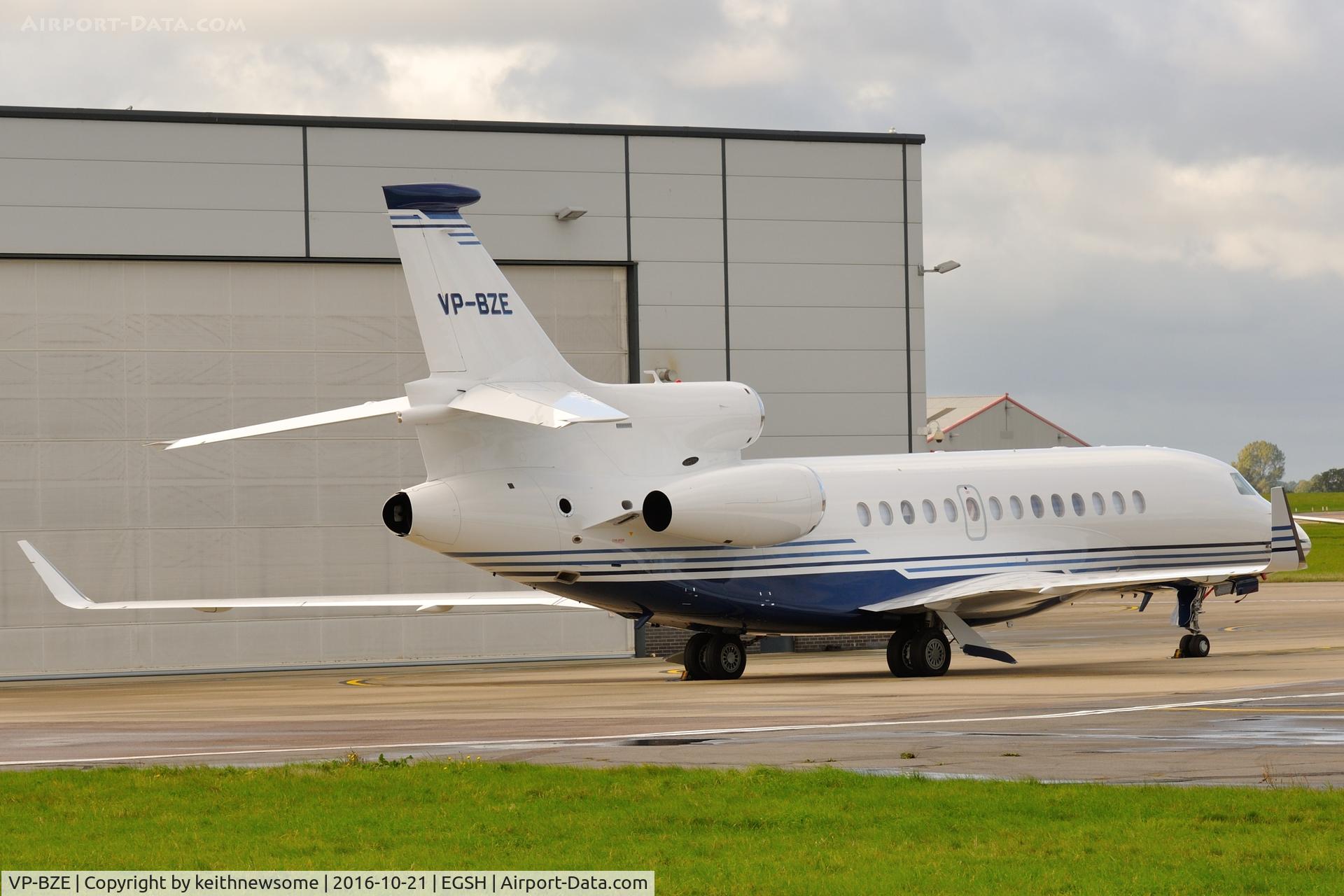VP-BZE, 2007 Dassault Falcon 7X C/N 14, Nice Visitor.