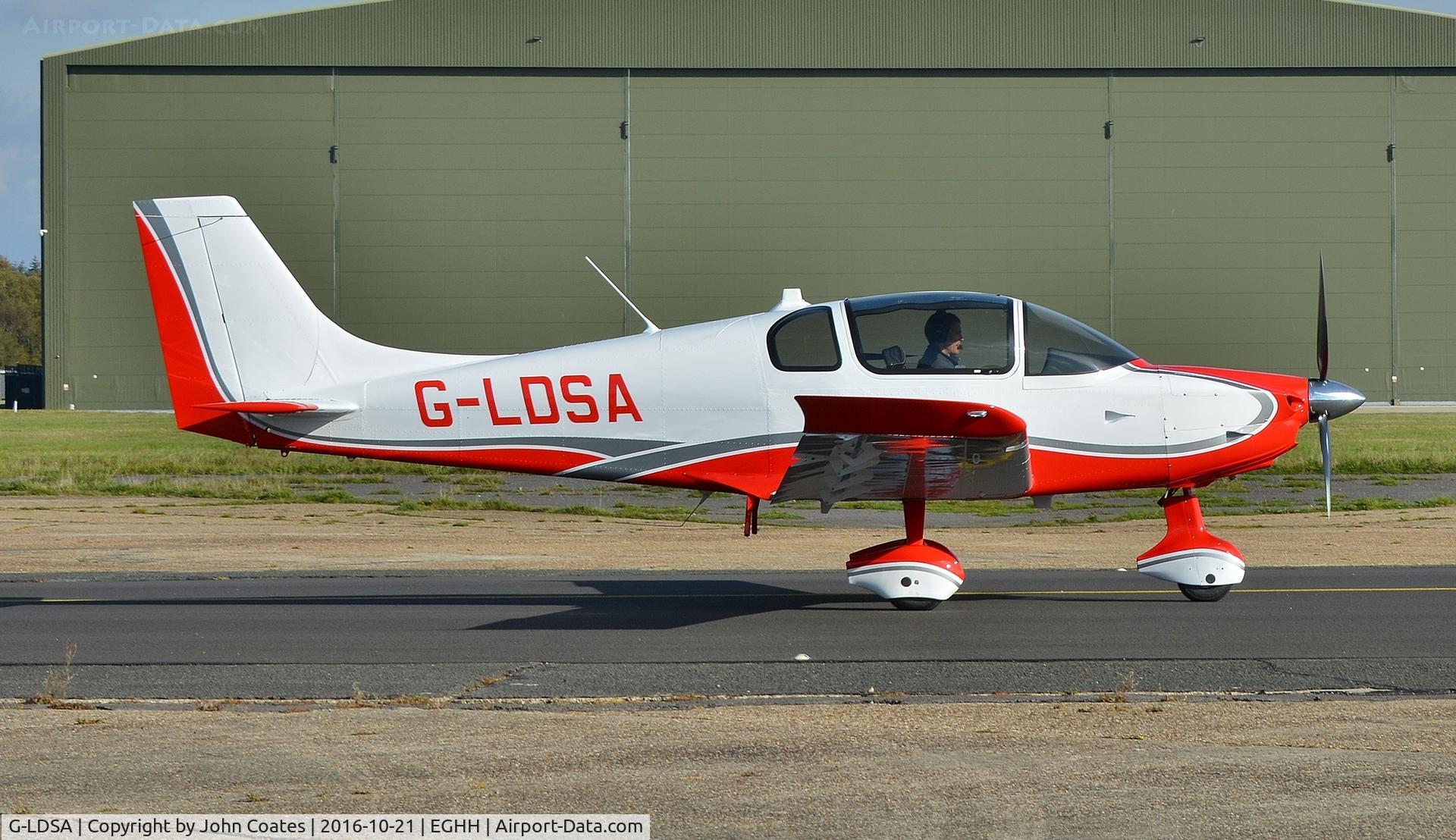 G-LDSA, 2016 The Airplane Factory Sling 4 C/N LAA 400-15412, Departing Airtime after repaint