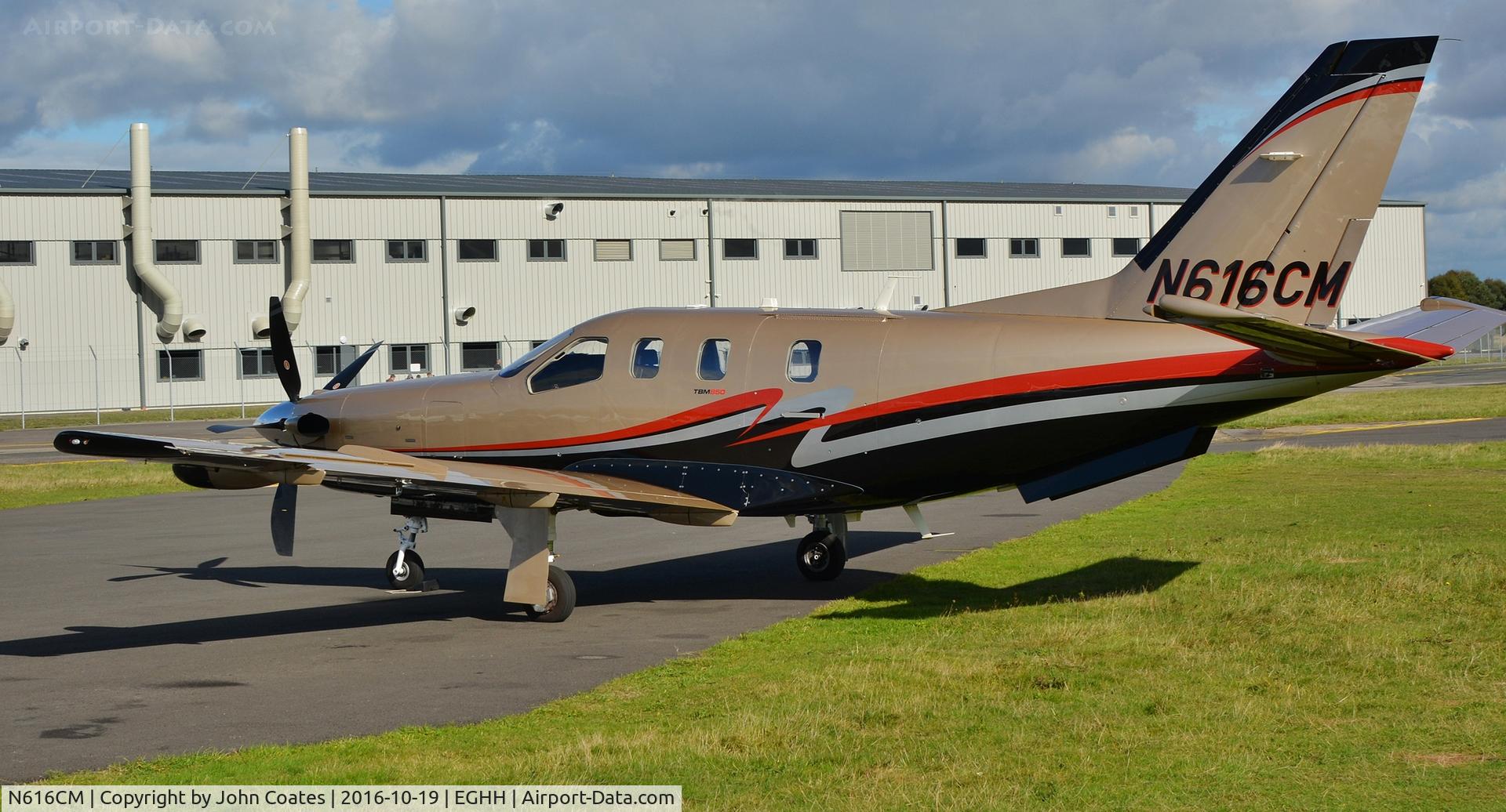 N616CM, 2010 Socata TBM-850 C/N 540, Visitor at Bliss Avn believed to be a TBM850