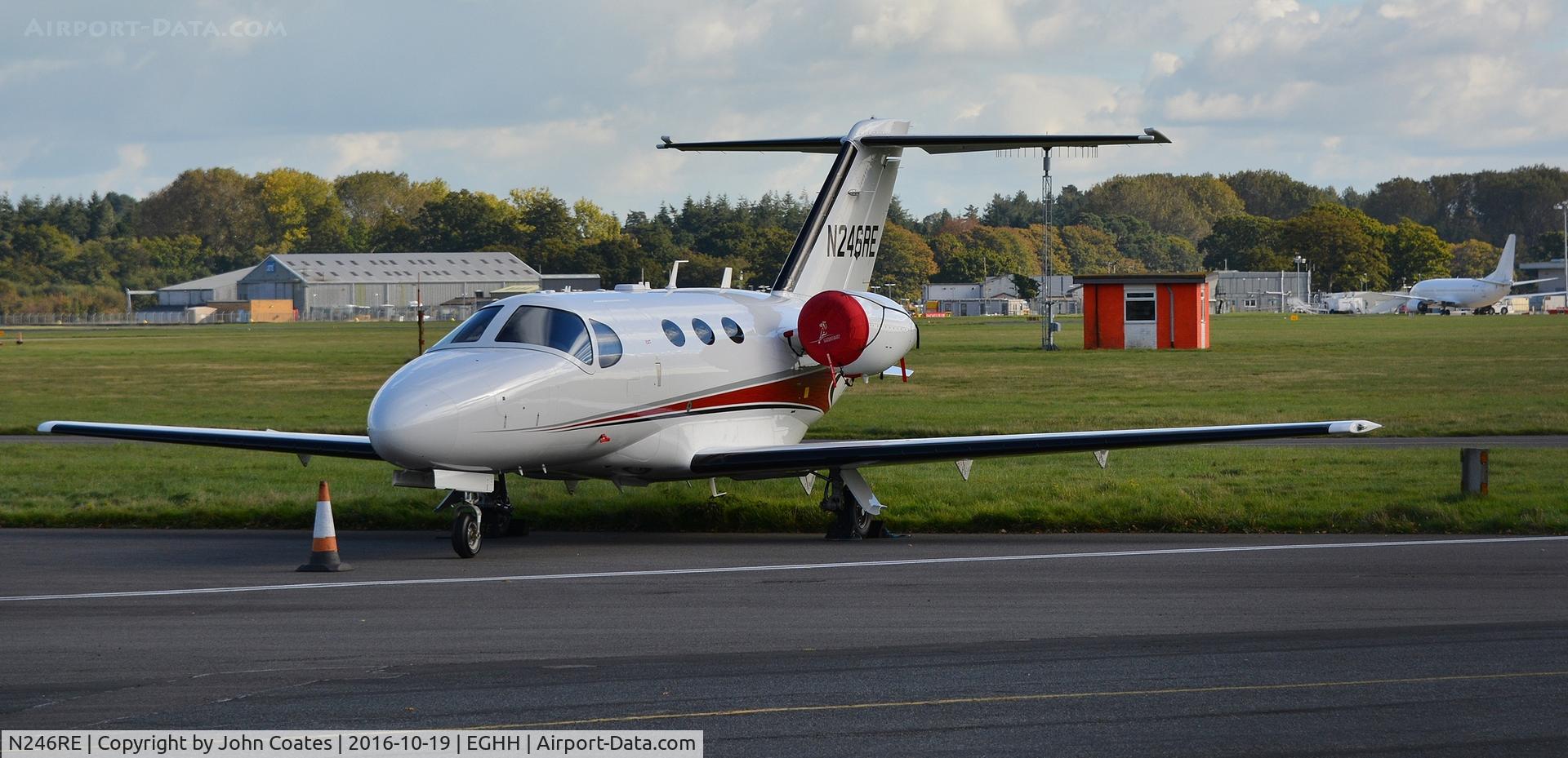 N246RE, 2009 Cessna 510 Citation Mustang Citation Mustang C/N 510-0295, Parked at CSE