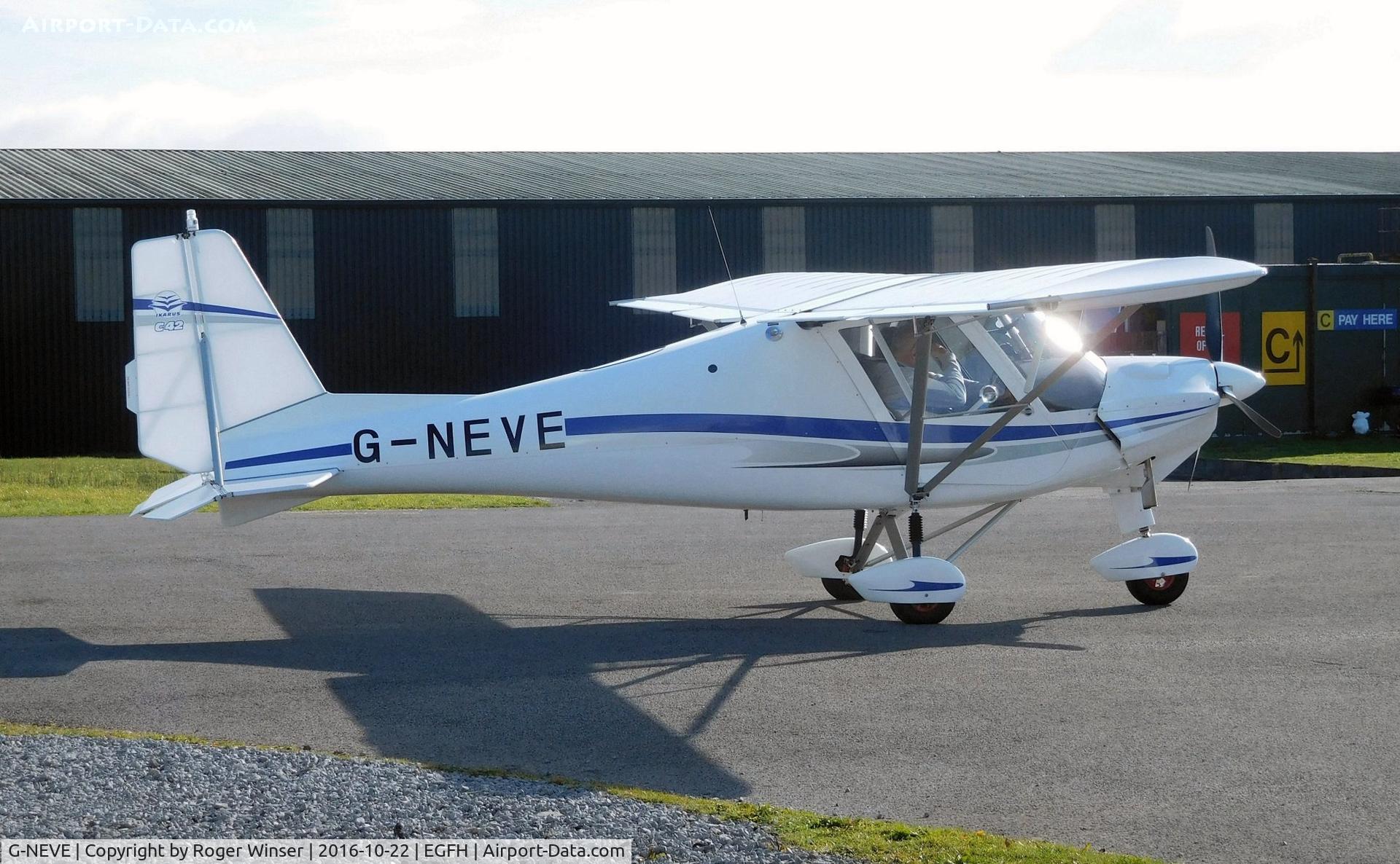 G-NEVE, 2016 Comco Ikarus C42 FB100 C/N 1608-7465, Resident C.42 operated by Gower Flight Centre (short term).