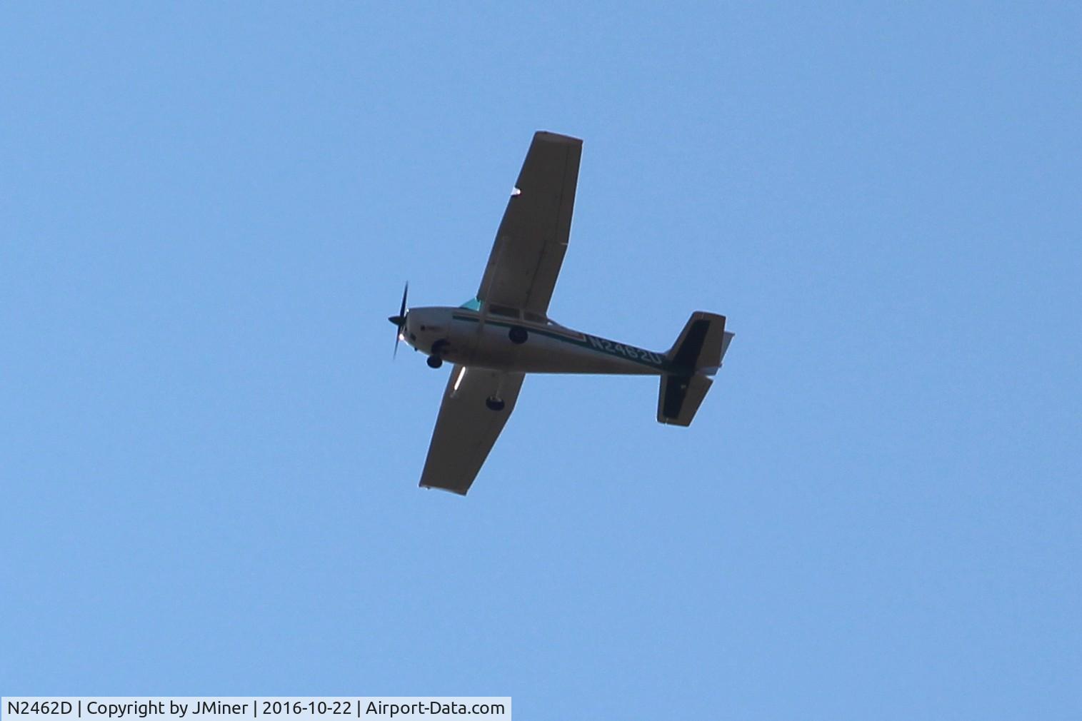 N2462D, 1952 Cessna 170B C/N 20614, Over Sleepy Hollow, IL