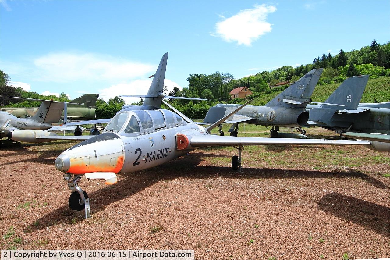 2, Fouga CM-175 Zephyr C/N 2, Fouga CM-175 Zephyr, Preserved at Savigny-Les Beaune Museum