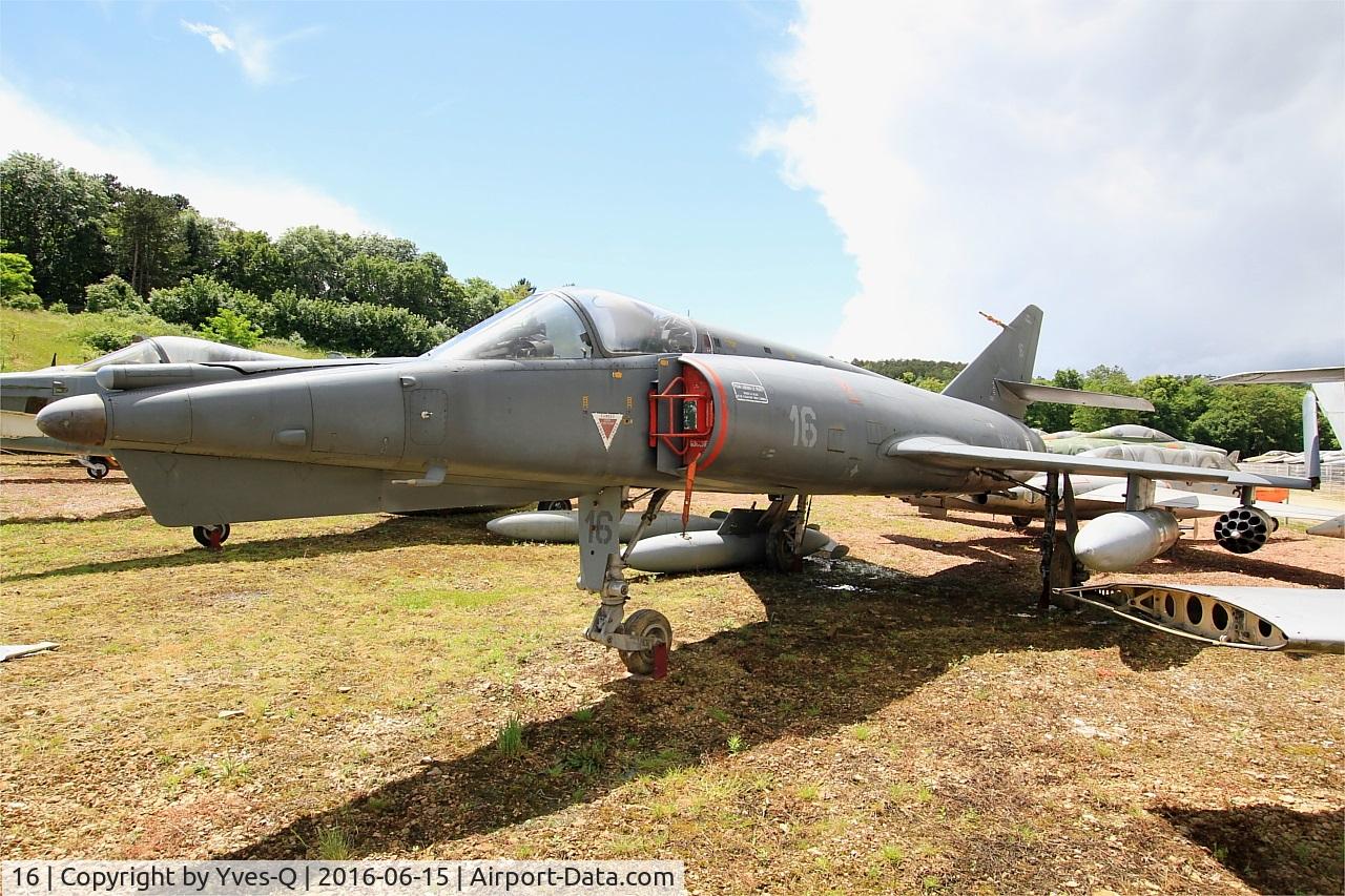 16, Dassault Etendard IV.M C/N 16, Dassault Etendard IV.M, Preserved at Savigny-Les Beaune Museum