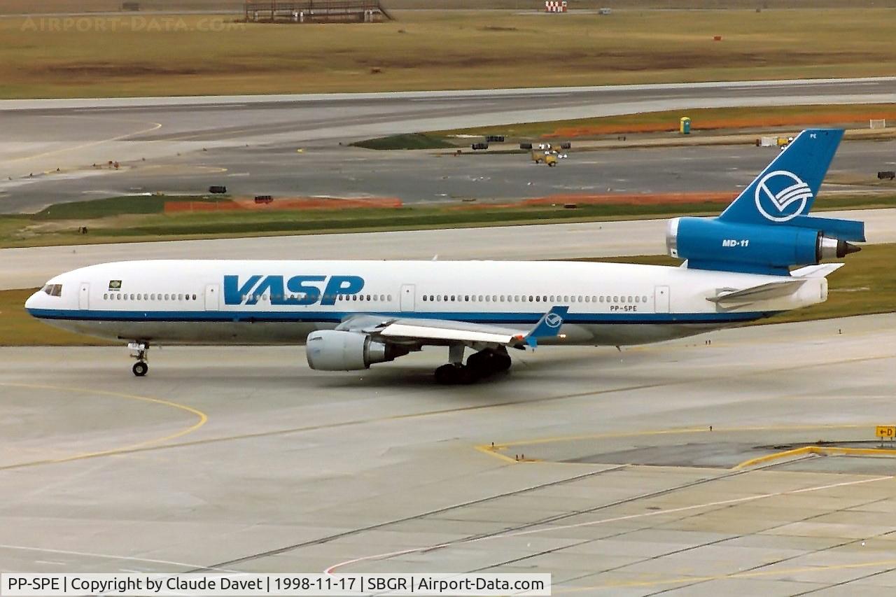 PP-SPE, 1990 McDonnell Douglas MD-11F C/N 48412, PP-SPE VASP