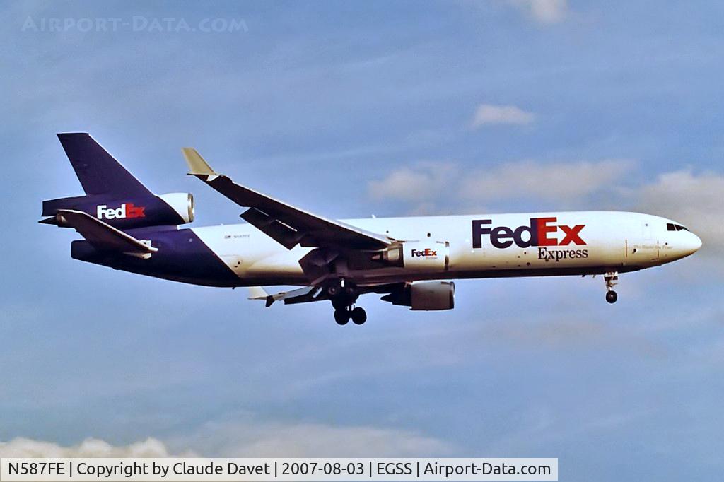 N587FE, 1992 McDonnell Douglas MD-11F C/N 48489, N587FE